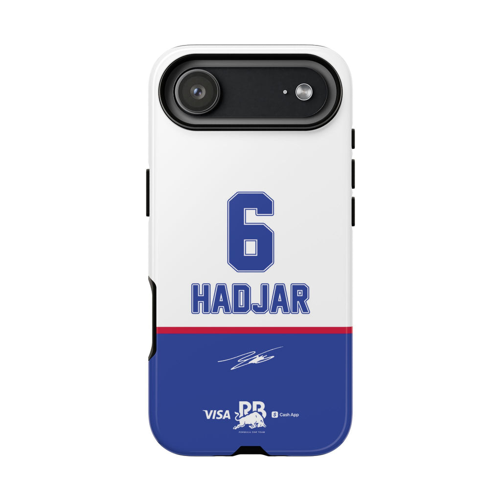 Isack Hadjar 6 Racing Bulls F1 Phone Case, VCARB 2025 Formula One, Tough Phone Case, iPhone Case, Google Pixel Case, Samsung Case
