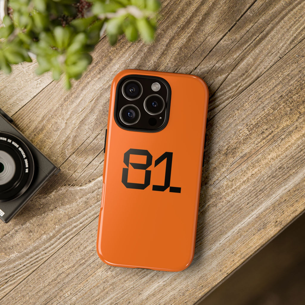 Oscar Piastri 81 F1 Tough Phone Case, OP81, McLaren Formula 1 Team, McLaren Phone Case, iPhone Case, Google Pixel Case, Samsung Case