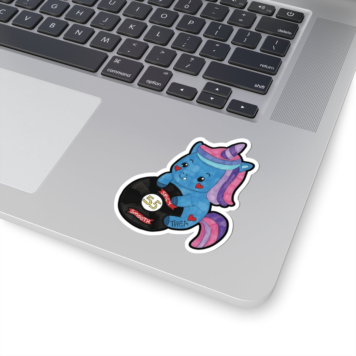 Sparkles the Unicorn Sticker, Williams F1 Team Kiss Cut, Carlos Sainz 55, Smooth Operator, Formula 1, Laptop Decal, Fan Gift Idea