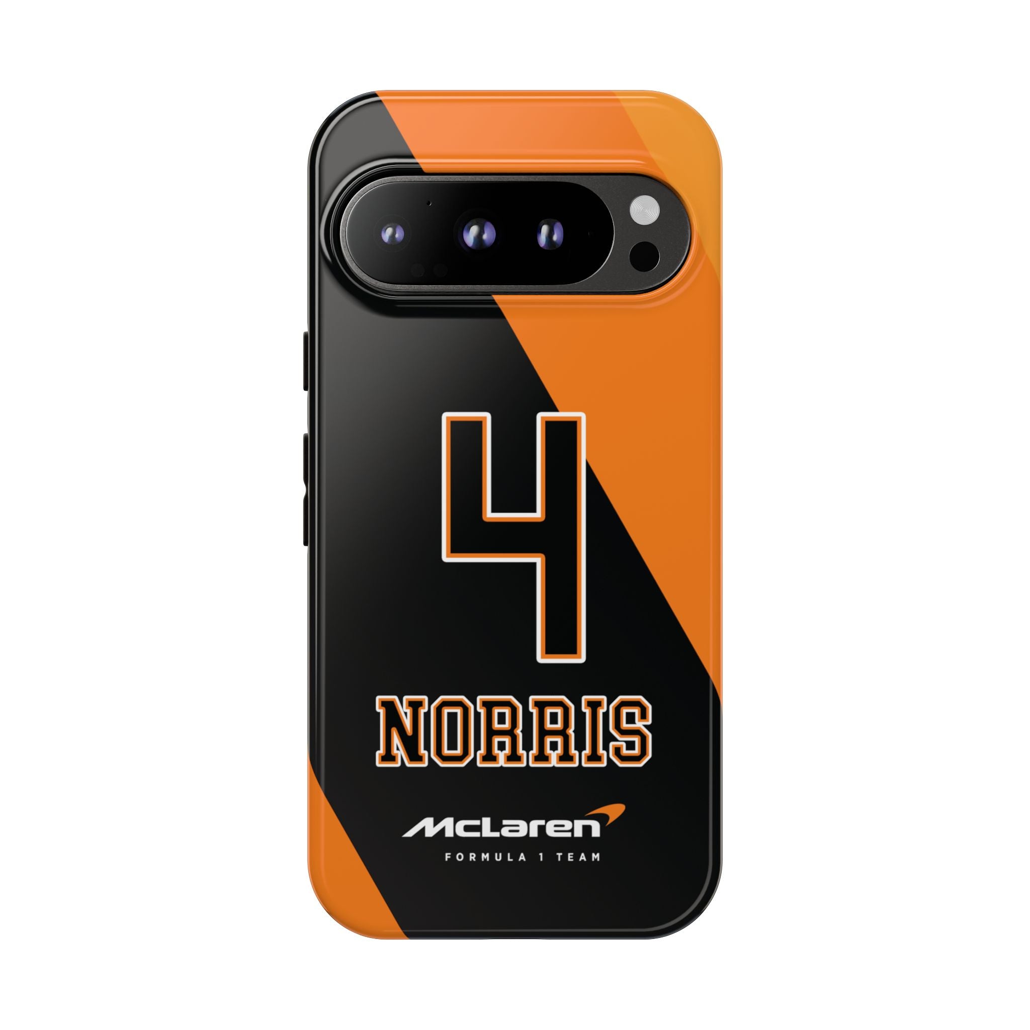 Lando Norris McLaren F1 4 Tough Phone Case, McLaren Formula 1 Team, 2025 McLaren Phone Case, iPhone Case, Google Pixel Case, Samsung Case