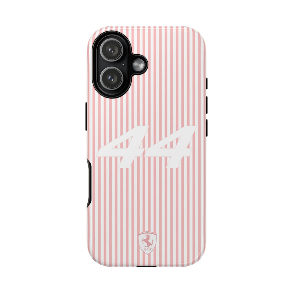Lewis Hamilton 44 Monaco Special Red 2025 Ferrari F1 Tough Phone Case, Scuderia Ferrari Formula 1 Team, iPhone, Google Pixel, Samsung