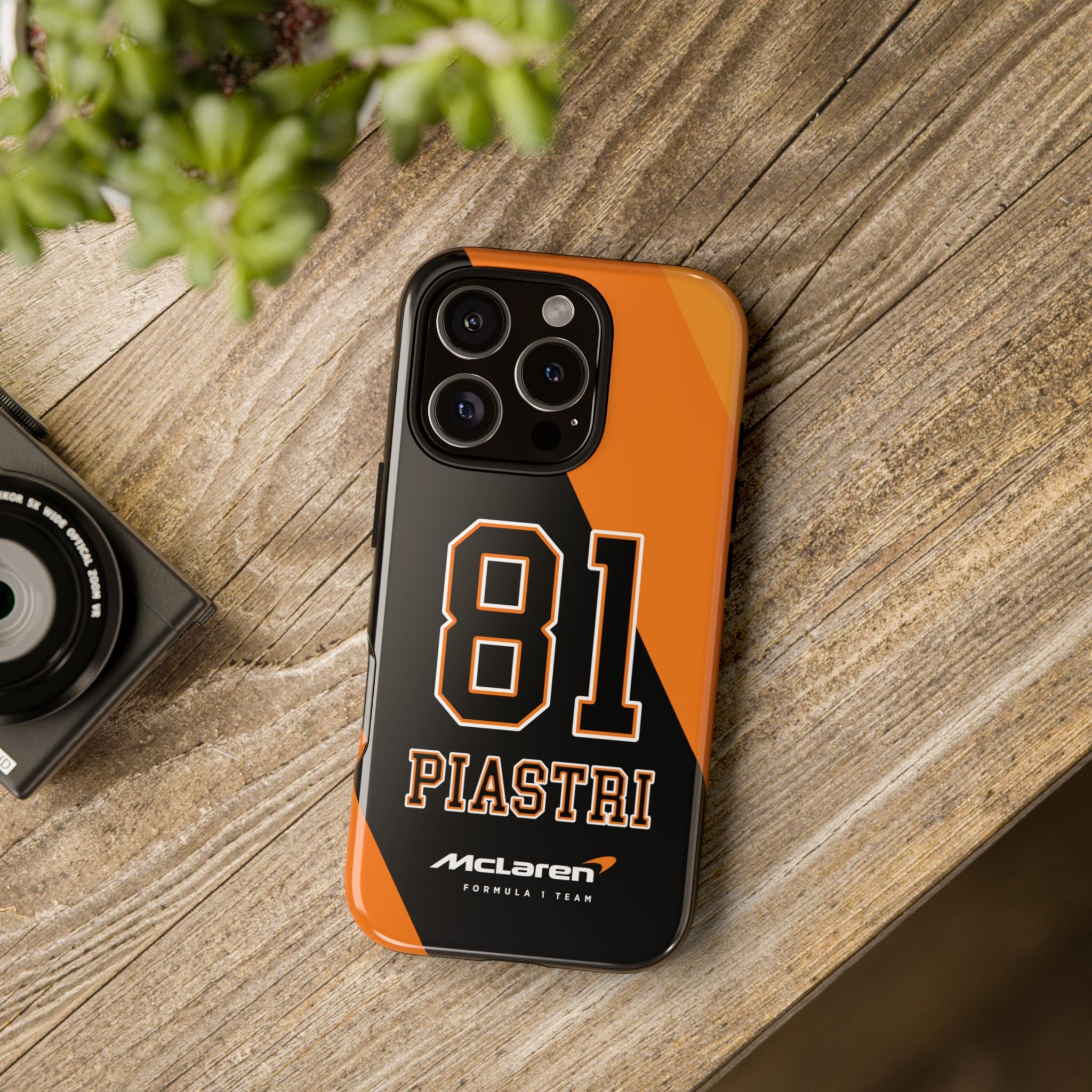 McLaren F1 Oscar Piastri 81 Tough Phone Case, McLaren Formula 1 Team, 2025 McLaren Phone Case, iPhone Case, Google Pixel Case, Samsung Case
