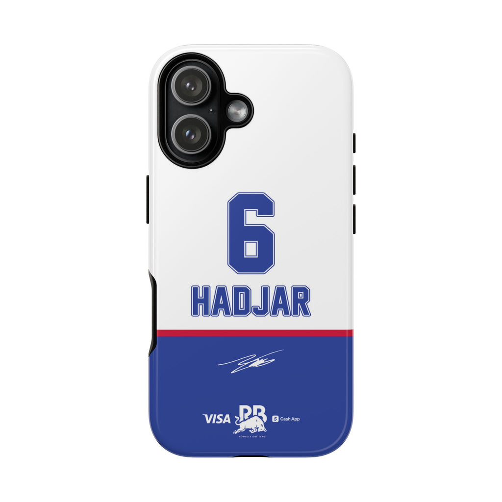 Isack Hadjar 6 Racing Bulls F1 Phone Case, VCARB 2025 Formula One, Tough Phone Case, iPhone Case, Google Pixel Case, Samsung Case