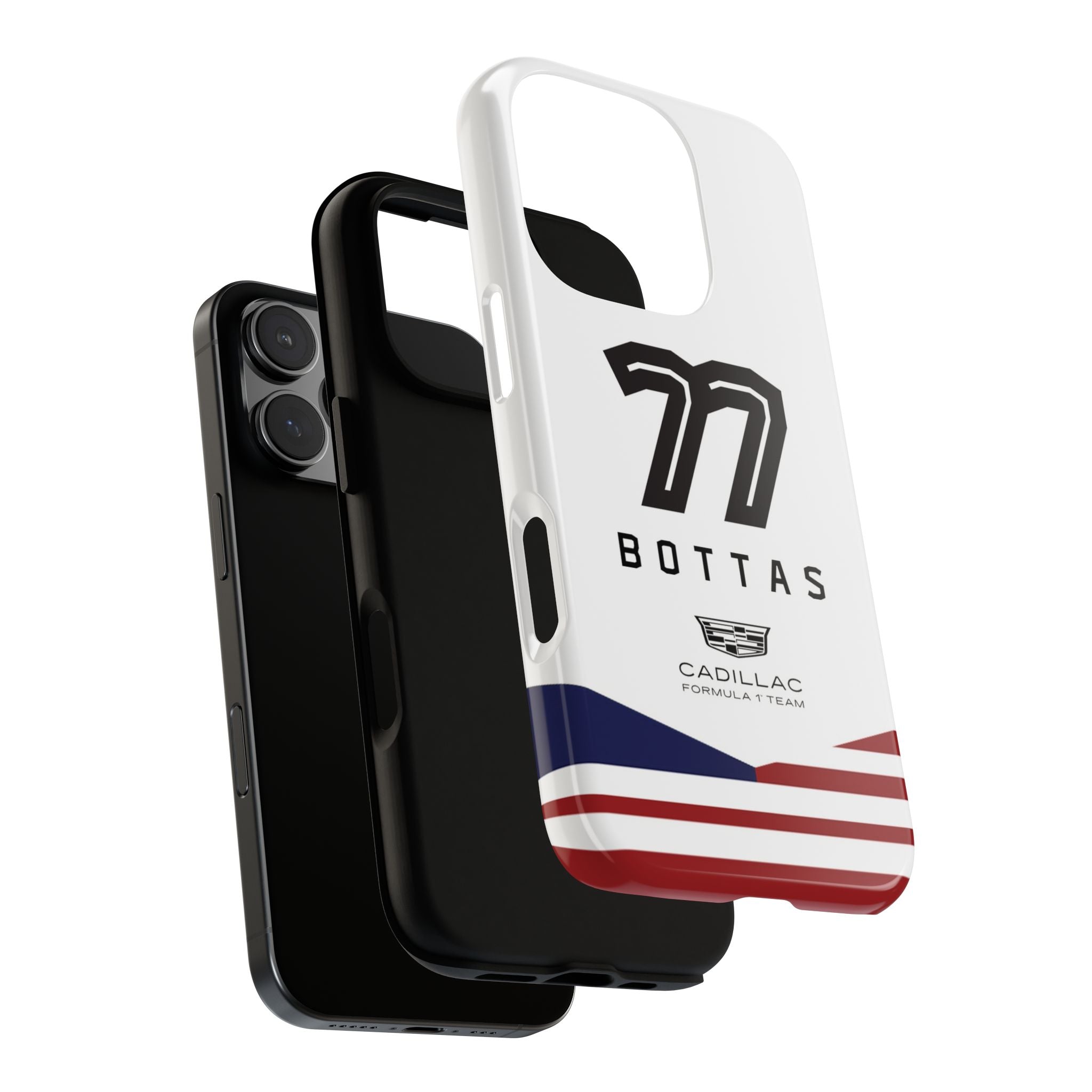 Valtteri Bottas 77 Cadillac F1 Team Phone Case, Cadillac Formula 1 Team, Formula One Tough Phone Case, iPhone, Google Pixel, Samsung