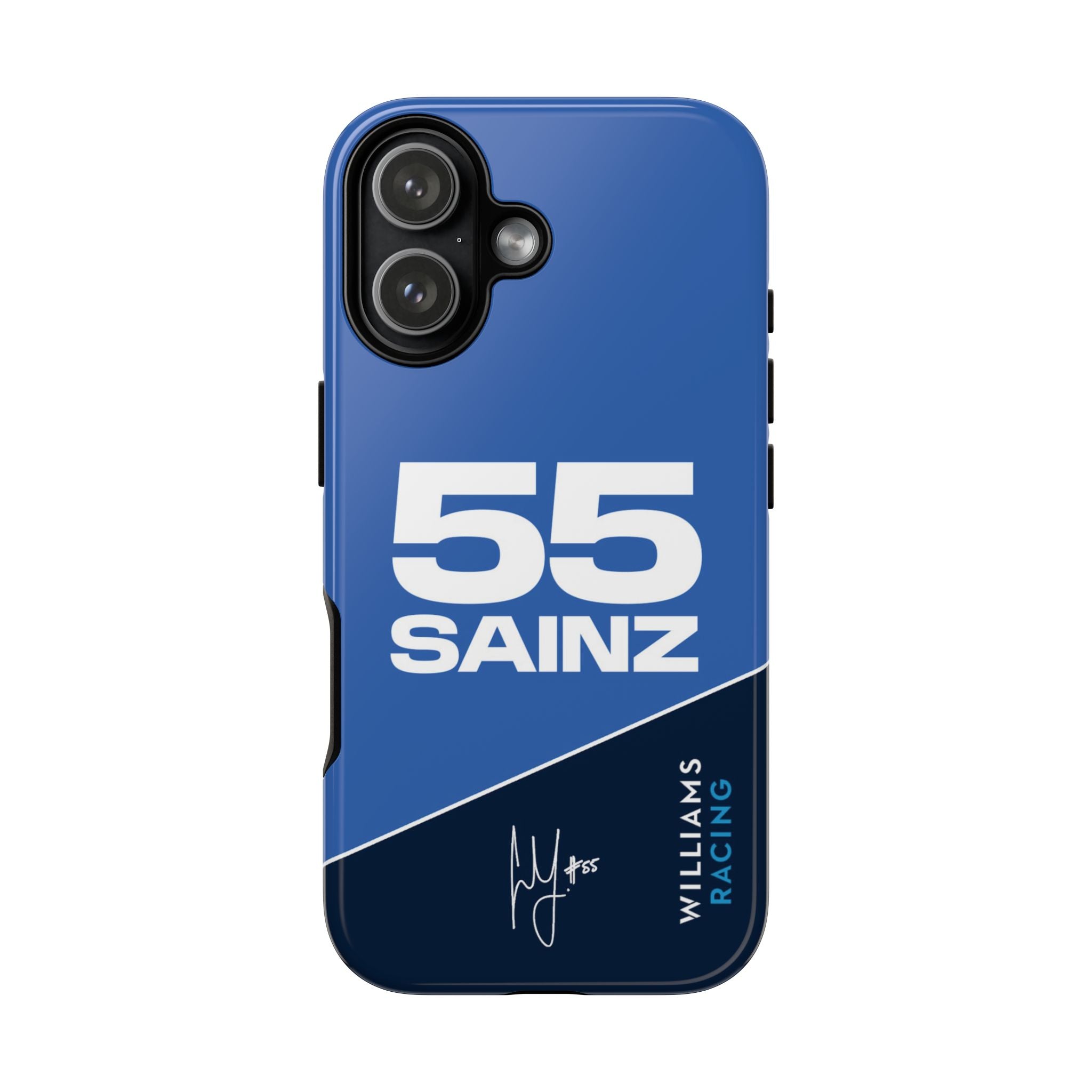 Carlos Sainz 55 Williams F1 Phone Case, Williams Racing, 2025 Formula One, Tough Phone Case, iPhone Case, Google Pixel Case, Samsung Case