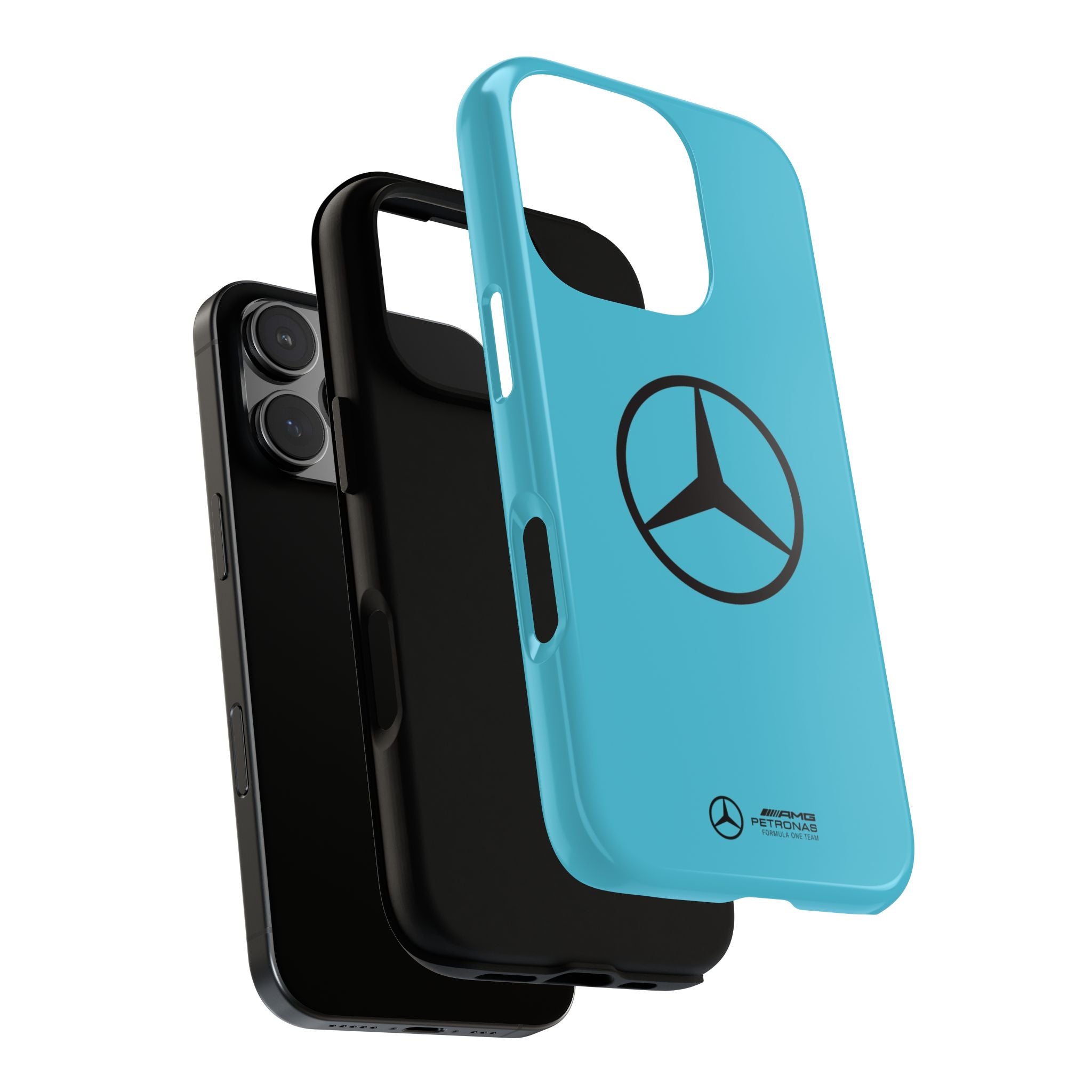 Mercedes F1 Team Blue Tough Phone Case, George Russell, Kimi Antonelli, Mercedes AMG, Mercedes 2025 F1 Team, iPhone, Pixel, Samsung Case