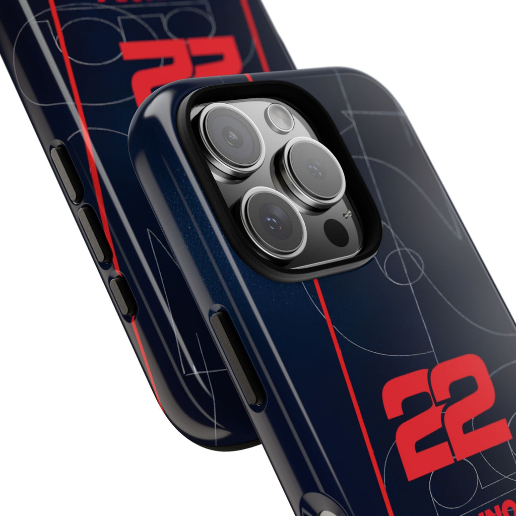 Yuki Tsunoda 22 Tough Phone Case, Red Bull Racing, RB21, Red Bull Formula 1 Team, Red Bull F1 Phone Case, iPhone, Google Pixel, Samsung