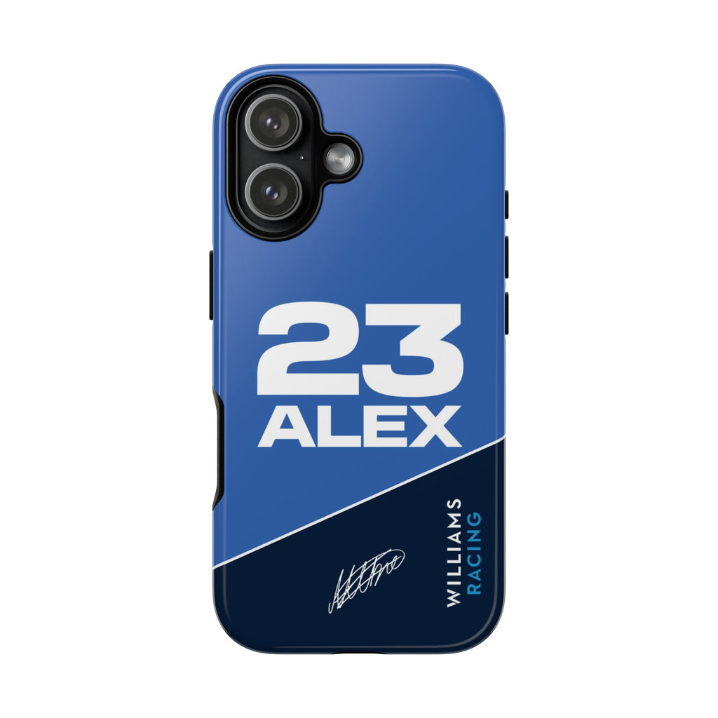 Alex Albon 23 Williams F1 Phone Case, Williams Racing, 2025 Formula One, Tough Phone Case, iPhone Case, Google Pixel Case, Samsung Case