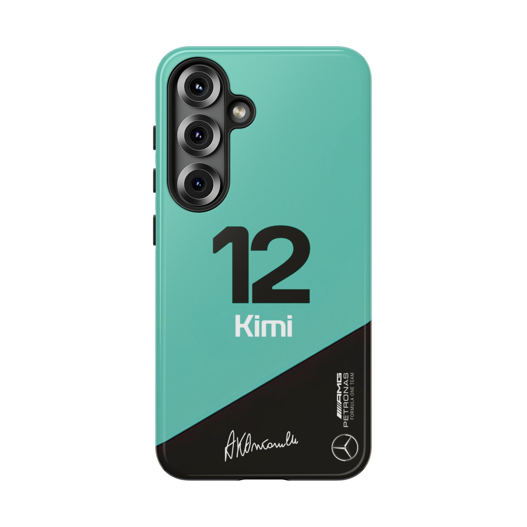 Kimi Antonelli 12 Mercedes F1 Tough Phone Case, Mercedes AMG Formula 1 Team Phone Case, iPhone Case, Google Pixel Case, Samsung Case