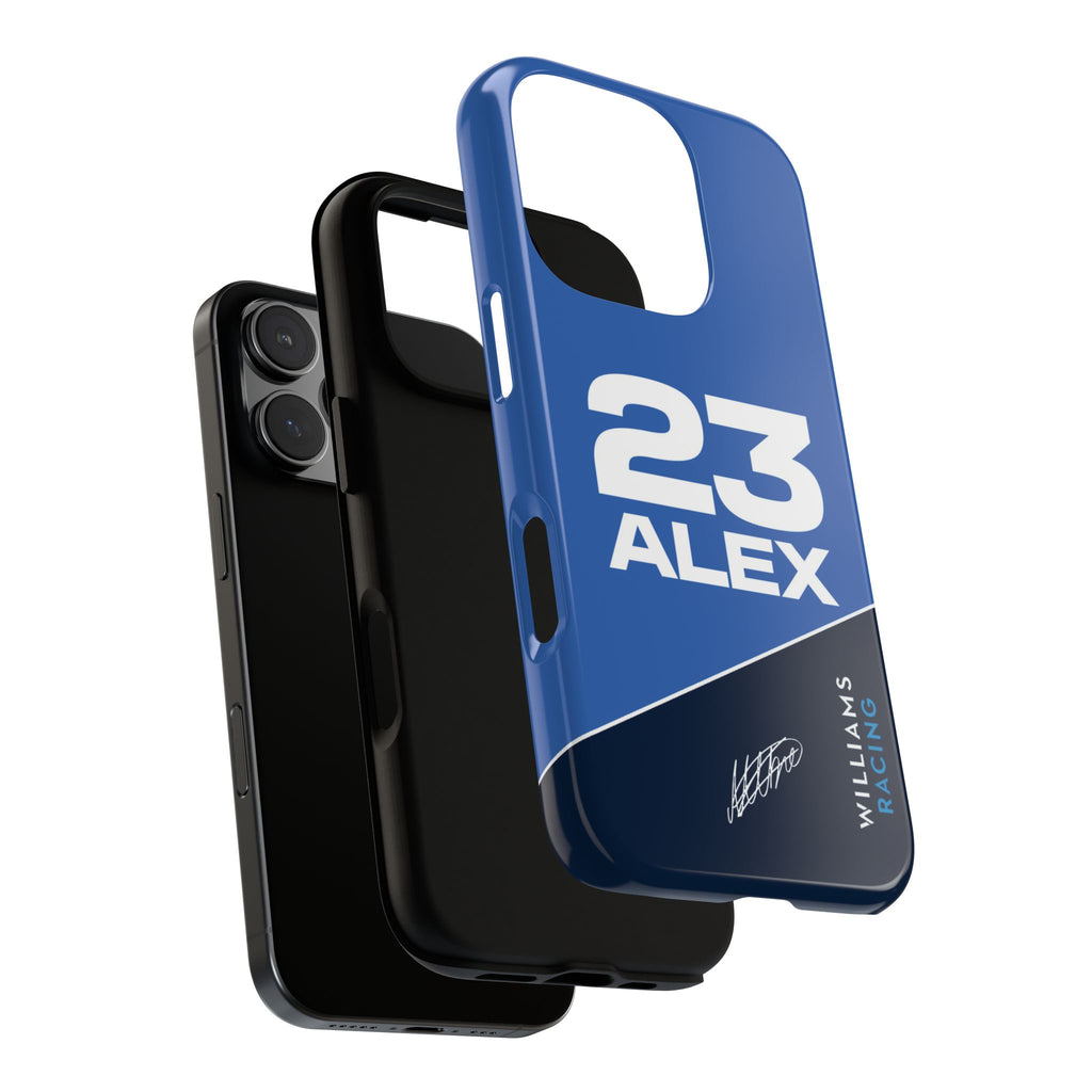 Alex Albon 23 Williams F1 Phone Case, Williams Racing, 2025 Formula One, Tough Phone Case, iPhone Case, Google Pixel Case, Samsung Case