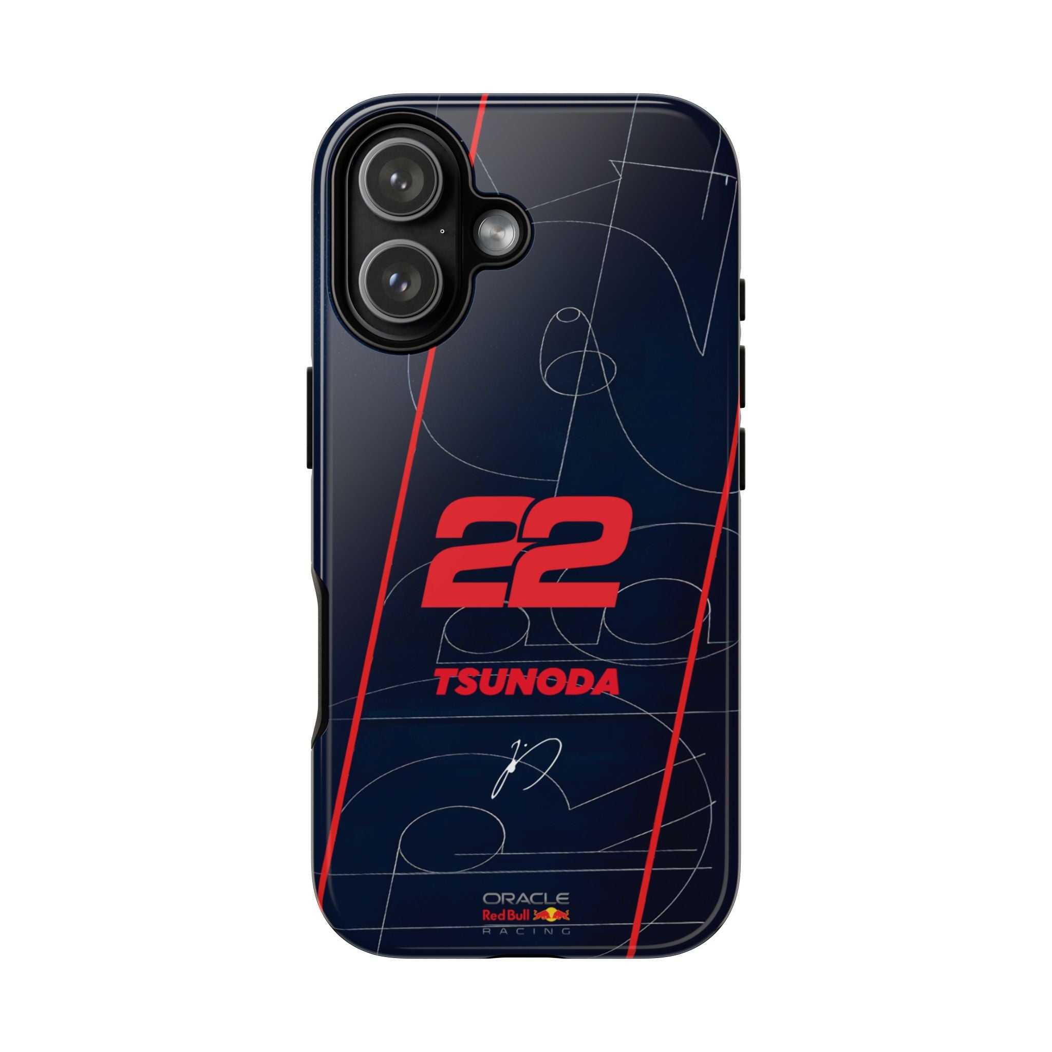 Yuki Tsunoda 22 Tough Phone Case, Red Bull Racing, RB21, Red Bull Formula 1 Team, Red Bull F1 Phone Case, iPhone, Google Pixel, Samsung