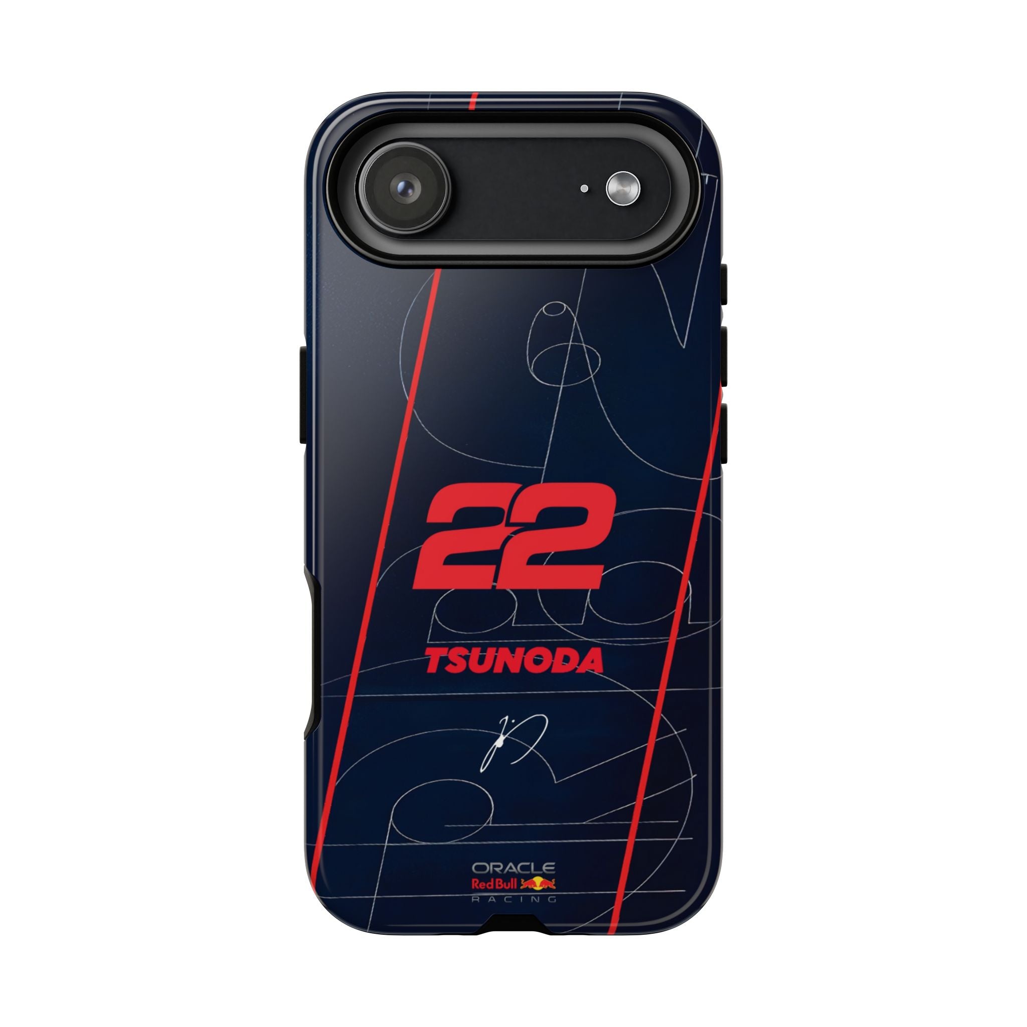 Yuki Tsunoda 22 Tough Phone Case, Red Bull Racing, RB21, Red Bull Formula 1 Team, Red Bull F1 Phone Case, iPhone, Google Pixel, Samsung