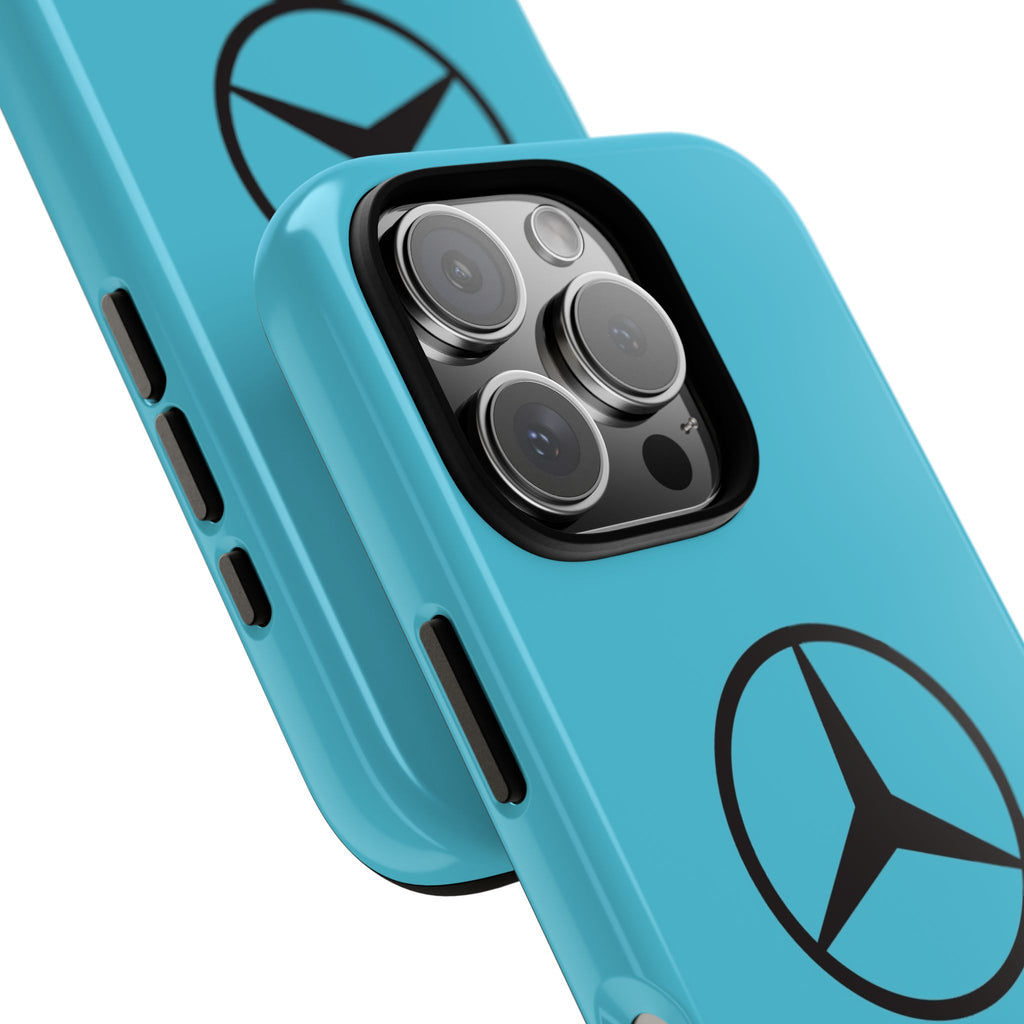 Mercedes F1 Team Blue Tough Phone Case, George Russell, Kimi Antonelli, Mercedes AMG, Mercedes 2025 F1 Team, iPhone, Pixel, Samsung Case