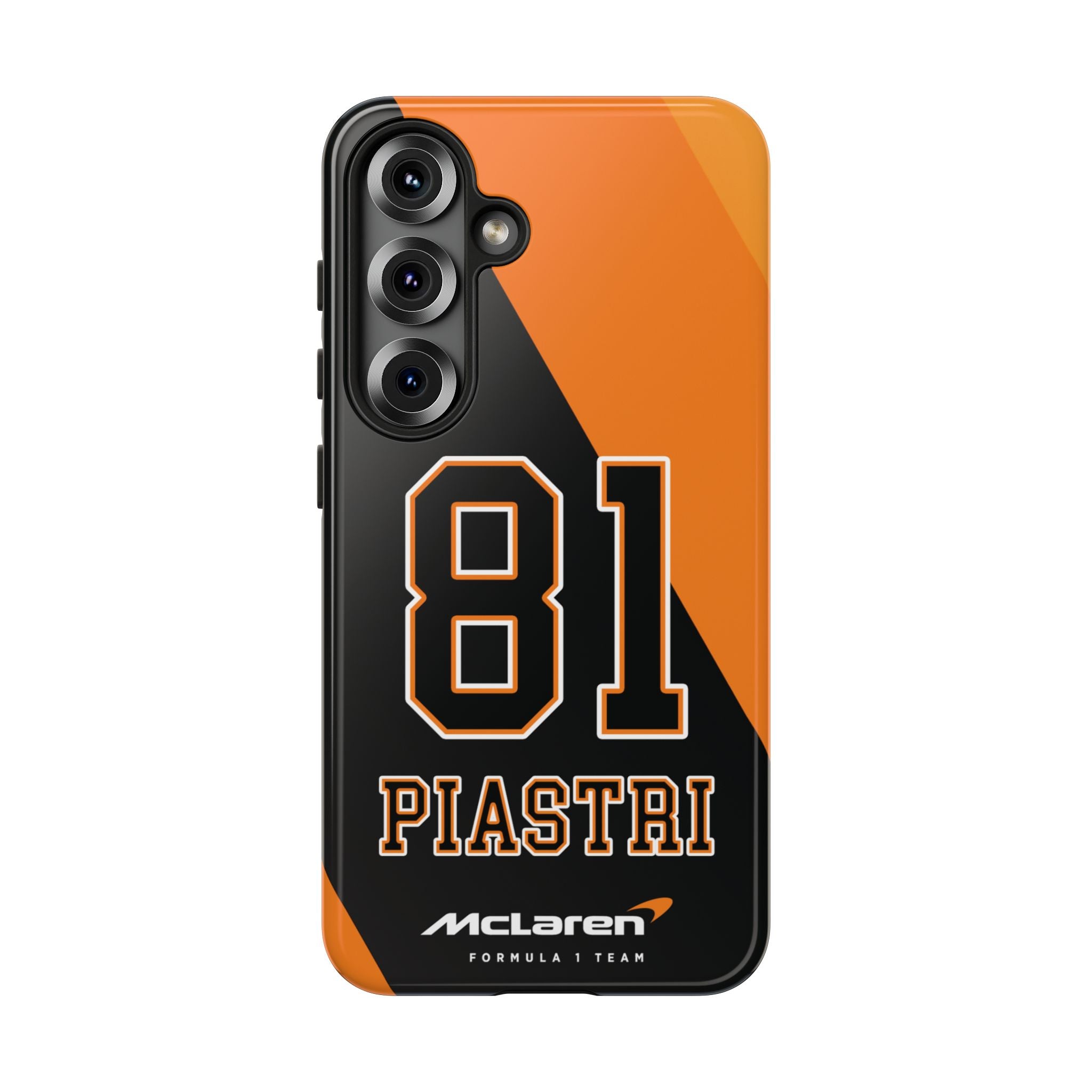 McLaren F1 Oscar Piastri 81 Tough Phone Case, McLaren Formula 1 Team, 2025 McLaren Phone Case, iPhone Case, Google Pixel Case, Samsung Case