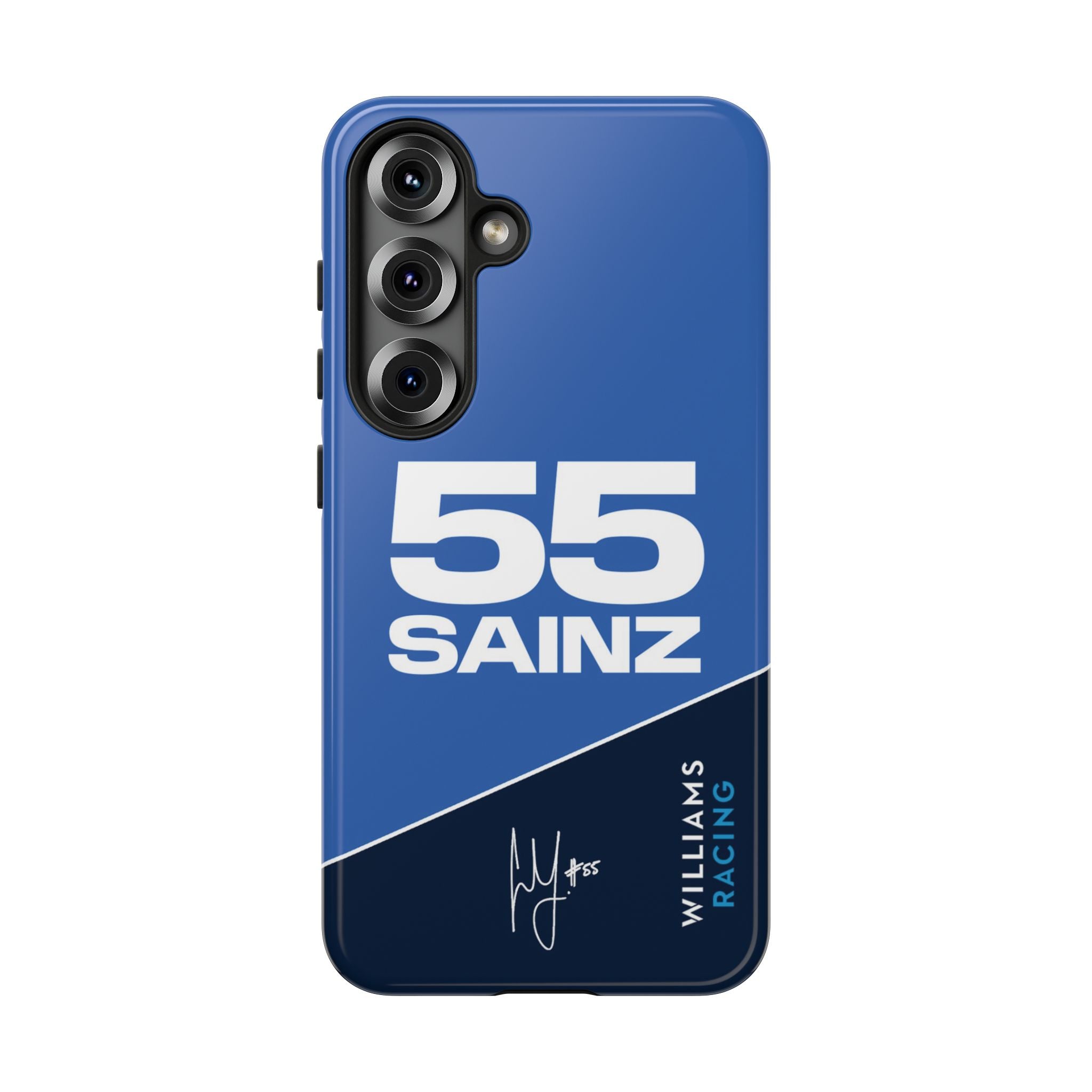 Carlos Sainz 55 Williams F1 Phone Case, Williams Racing, 2025 Formula One, Tough Phone Case, iPhone Case, Google Pixel Case, Samsung Case