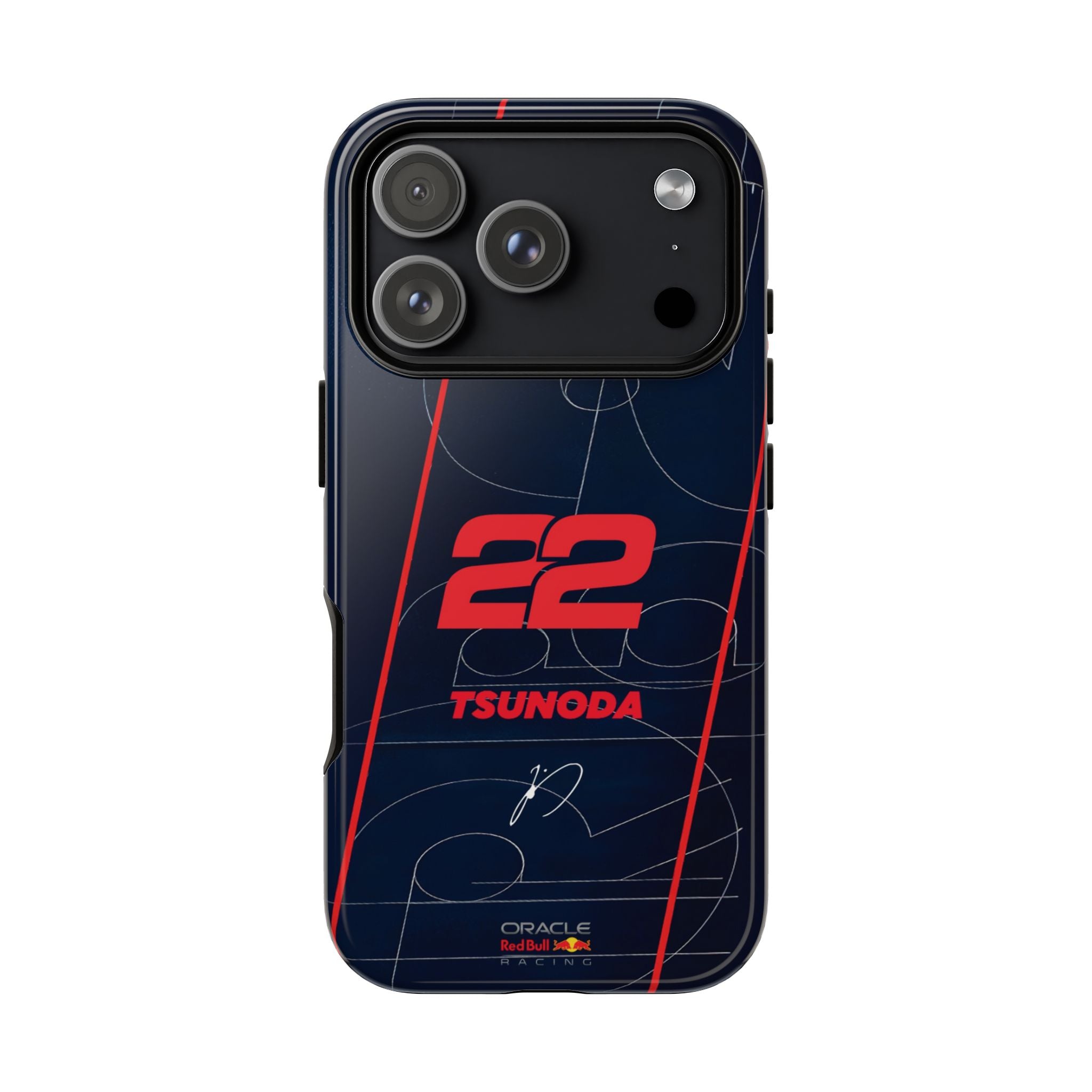 Yuki Tsunoda 22 Tough Phone Case, Red Bull Racing, RB21, Red Bull Formula 1 Team, Red Bull F1 Phone Case, iPhone, Google Pixel, Samsung