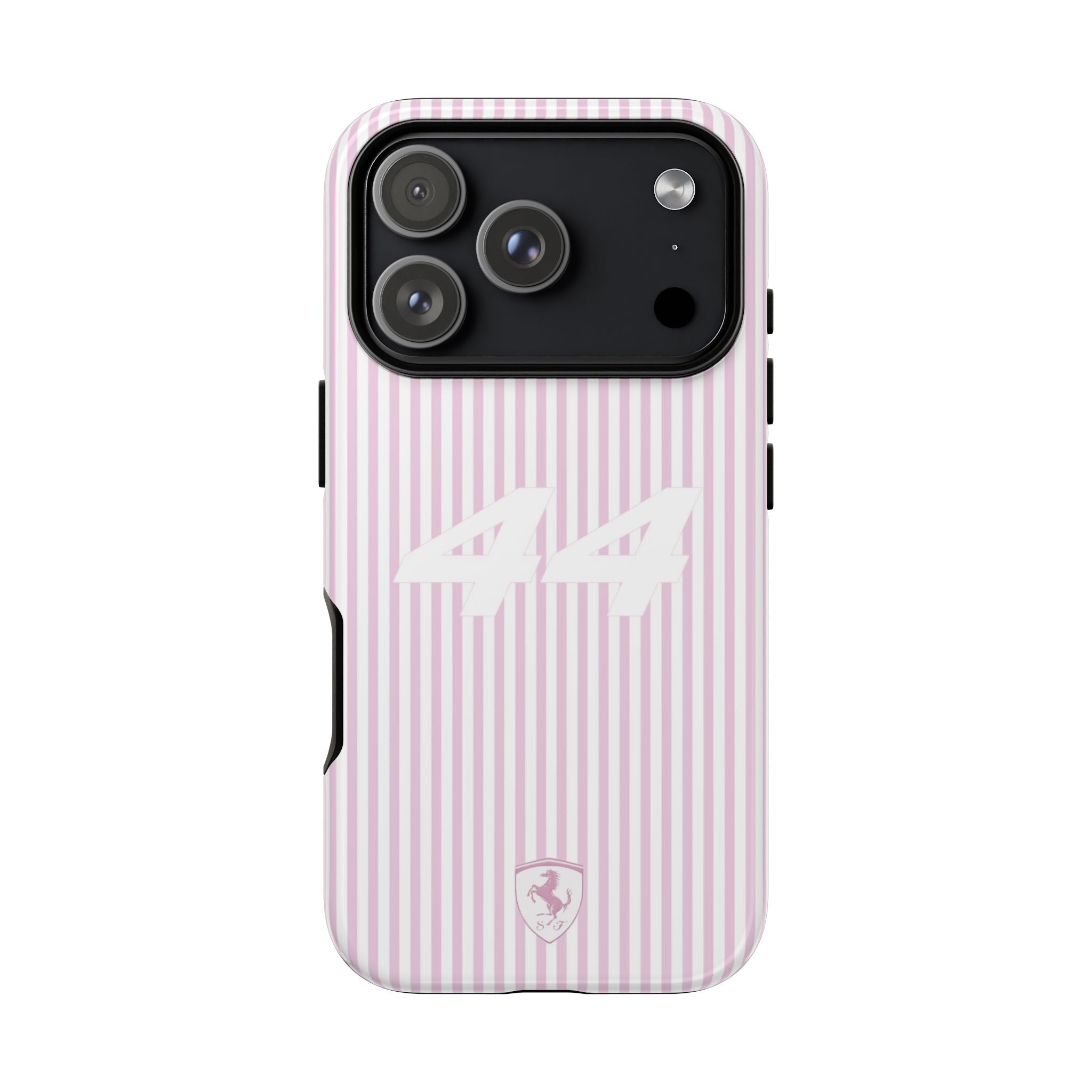 Lewis Hamilton 16 Monaco Special Pink 2025 Ferrari F1 Tough Phone Case, Scuderia Ferrari Formula 1 Team, iPhone, Google Pixel, Samsung