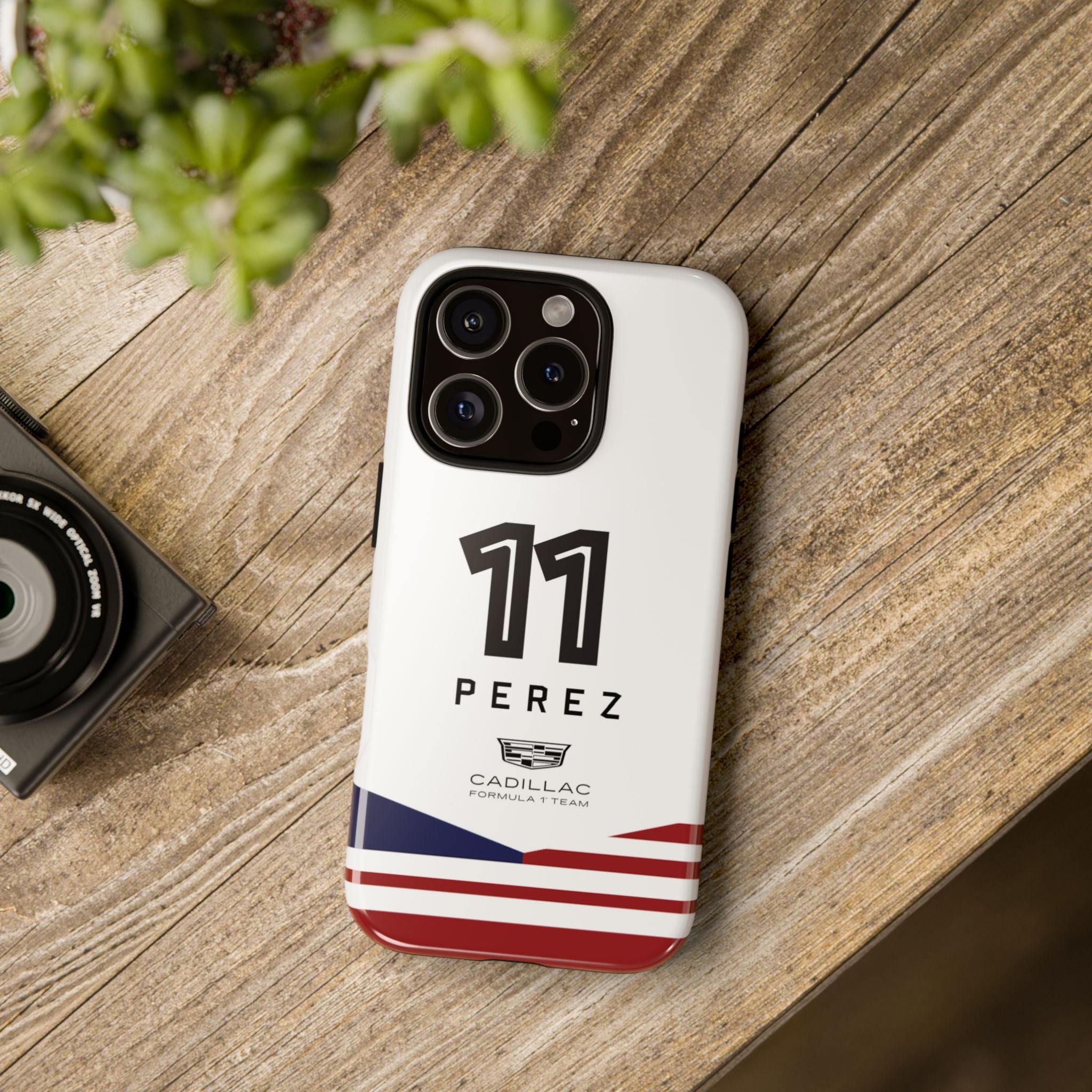 Sergio Perez 11 Cadillac F1 Team Phone Case, Checo Cadillac Formula 1 Team, Formula One Tough Phone Case, iPhone, Google Pixel, Samsung