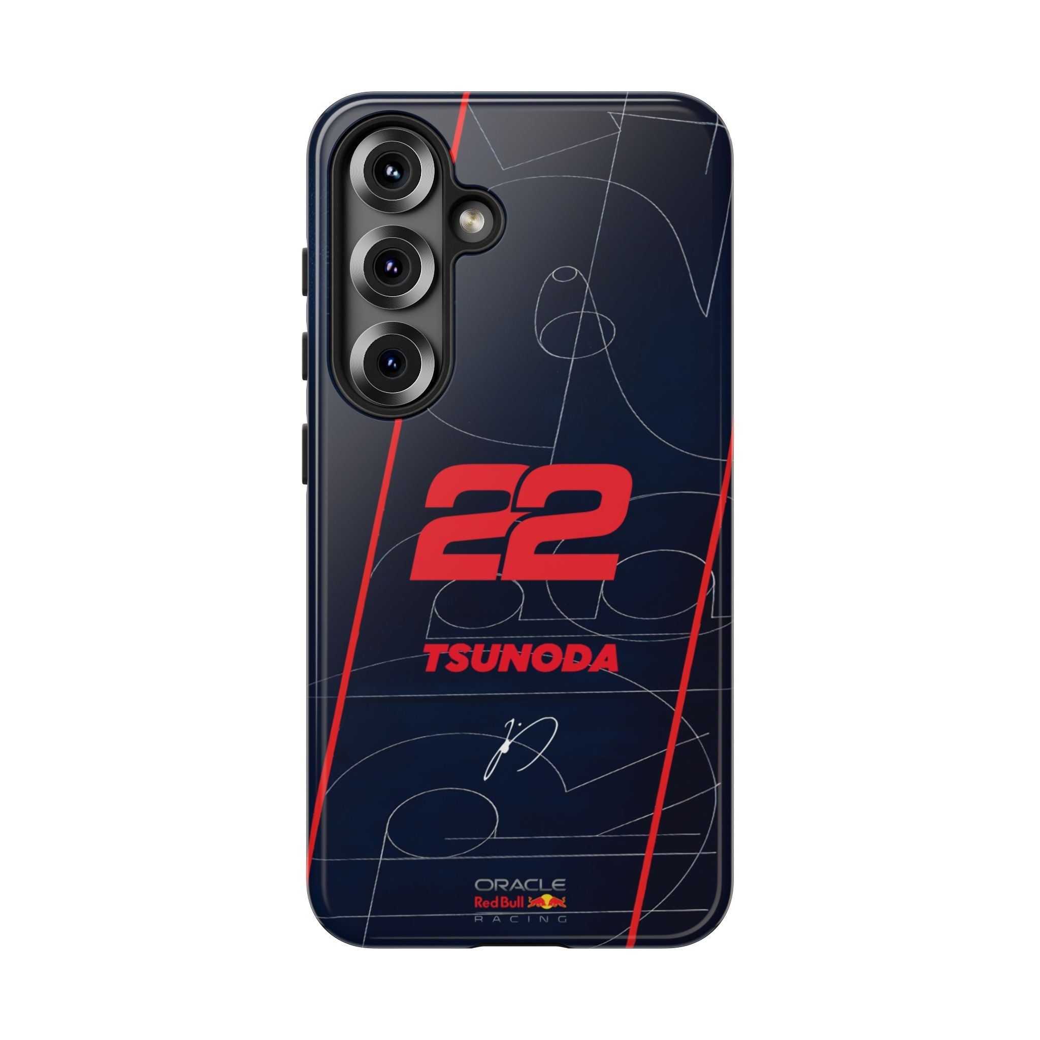 Yuki Tsunoda 22 Tough Phone Case, Red Bull Racing, RB21, Red Bull Formula 1 Team, Red Bull F1 Phone Case, iPhone, Google Pixel, Samsung
