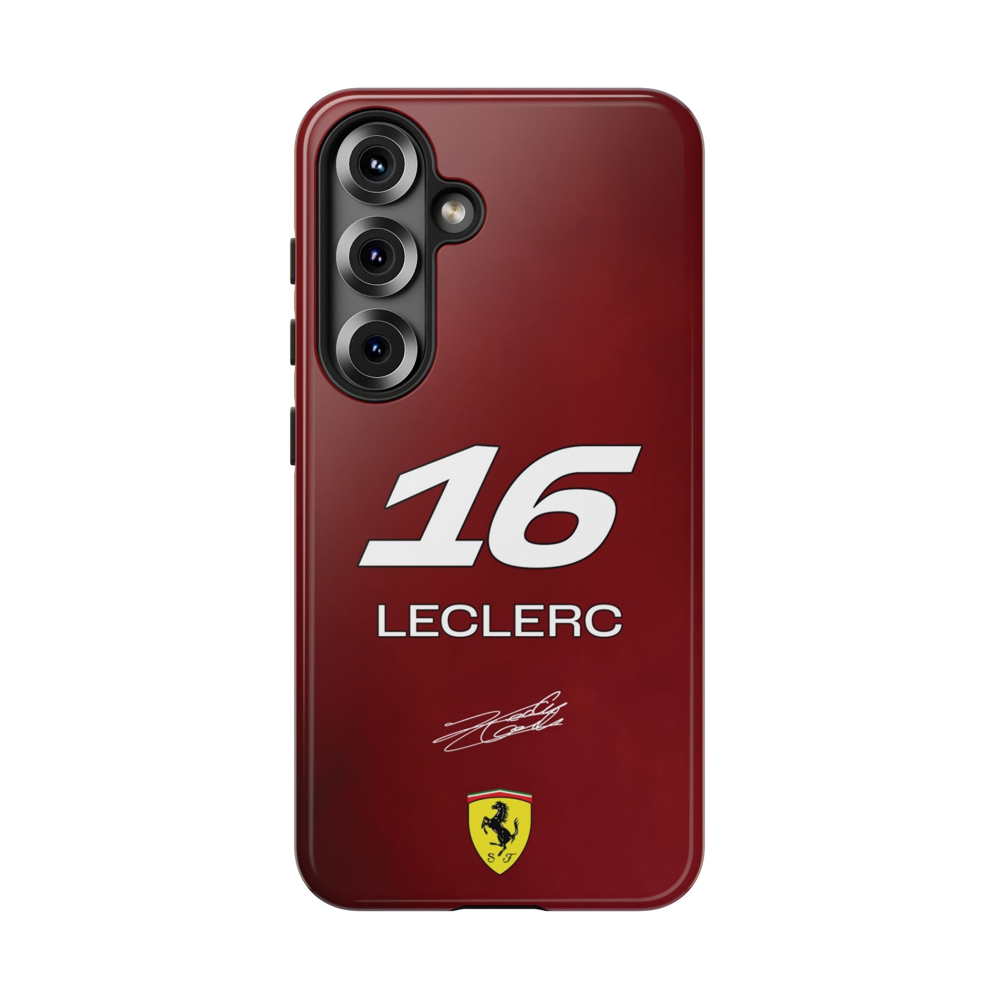 Charles Leclerc 16 Ferrari F1 Tough Phone Case, Scuderia Ferrari Formula 1 Team Phone Case, iPhone Case, Google Pixel Case, Samsung Case