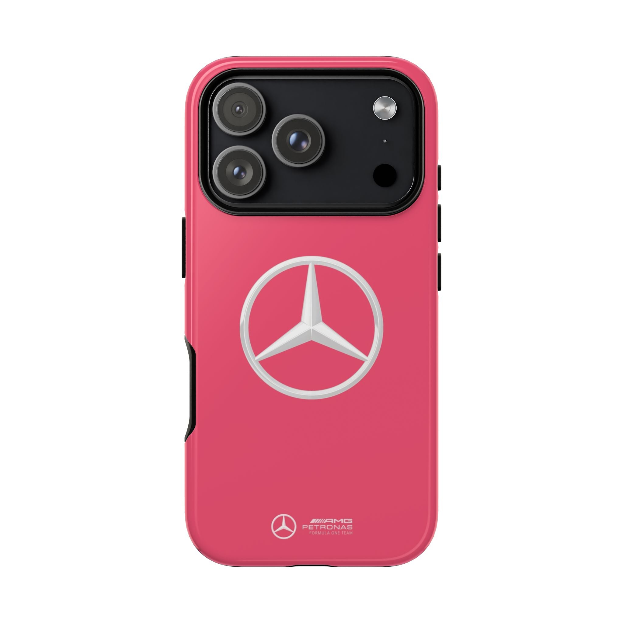 Mercedes F1 Team Pink Miami GP 2025 Edition Tough Phone Case, Mercedes AMG Case, Mercedes 2025 F1 Team, iPhone, Google Pixel, Samsung Case