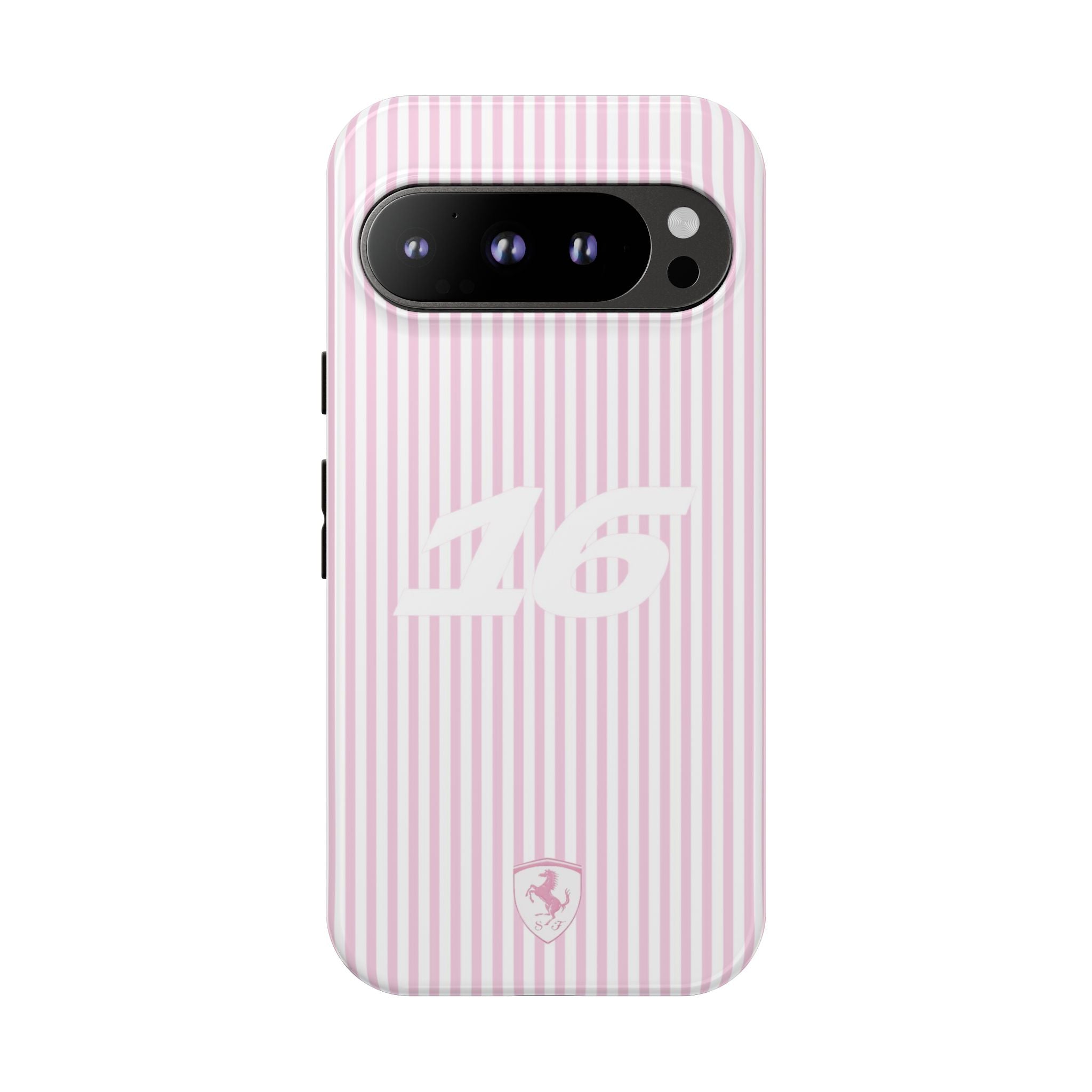 Charles Leclerc 16 Monaco Special Pink 2025 Ferrari F1 Tough Phone Case, Scuderia Ferrari Formula 1 Team, iPhone, Google Pixel, Samsung