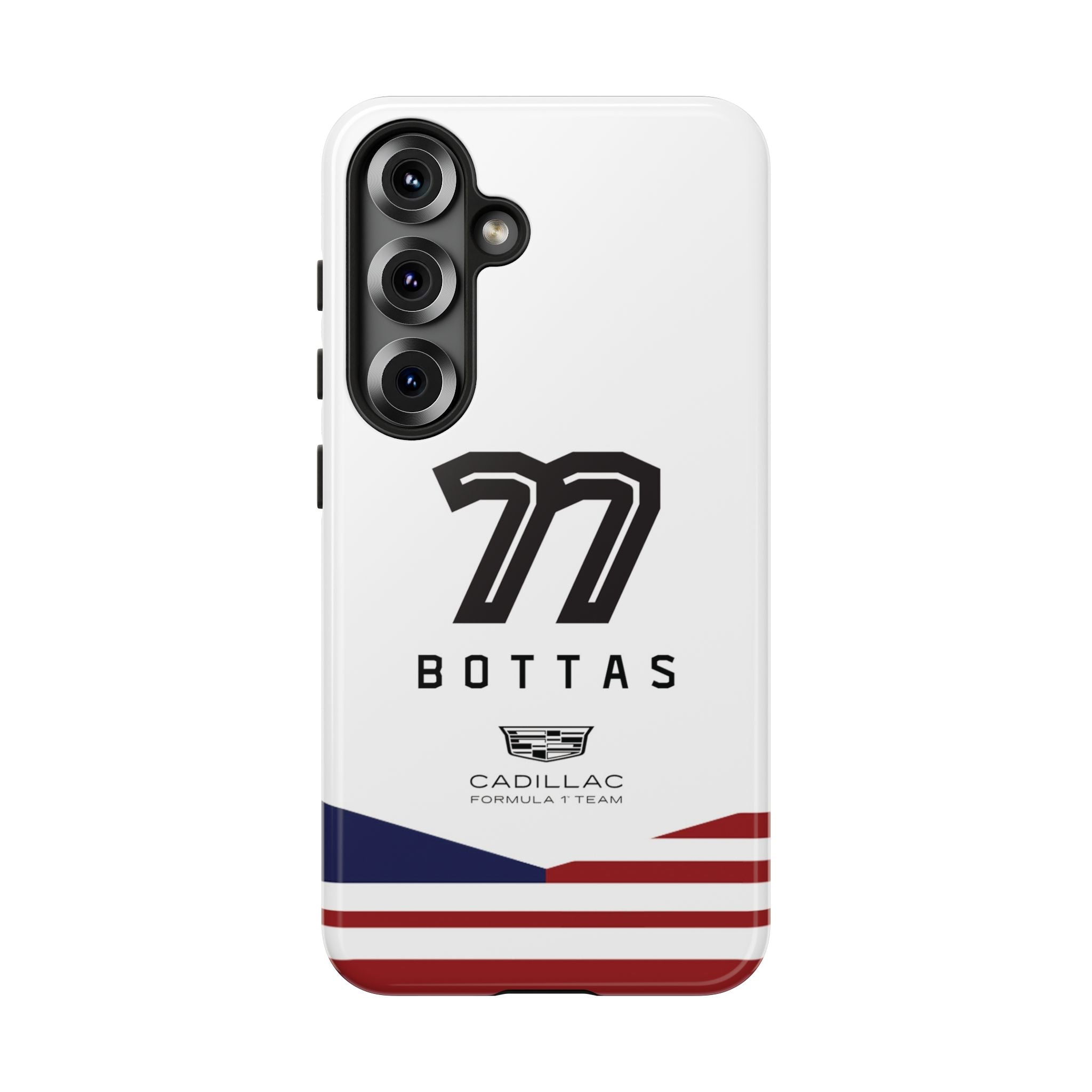 Valtteri Bottas 77 Cadillac F1 Team Phone Case, Cadillac Formula 1 Team, Formula One Tough Phone Case, iPhone, Google Pixel, Samsung