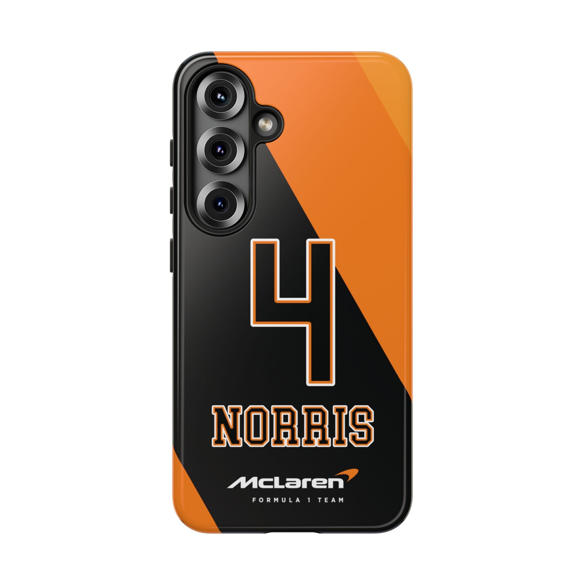 Lando Norris McLaren F1 4 Tough Phone Case, McLaren Formula 1 Team, 2025 McLaren Phone Case, iPhone Case, Google Pixel Case, Samsung Case
