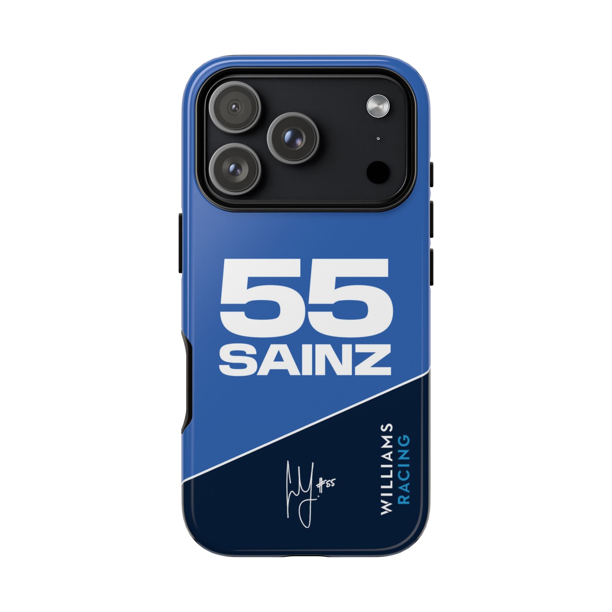 Carlos Sainz 55 Williams F1 Phone Case, Williams Racing, 2025 Formula One, Tough Phone Case, iPhone Case, Google Pixel Case, Samsung Case