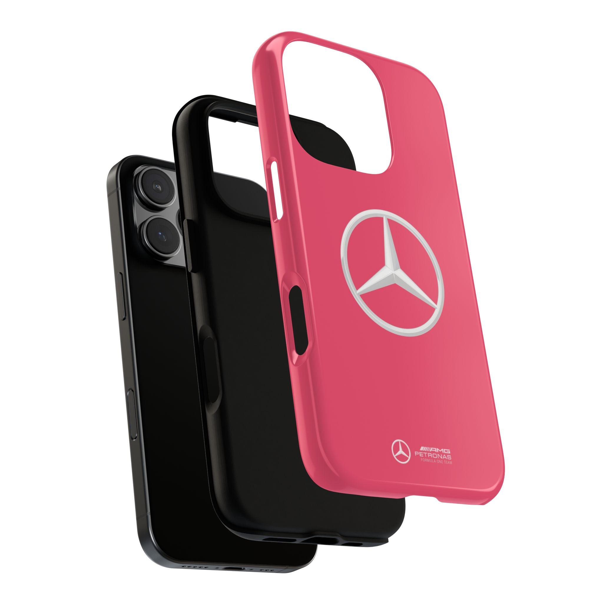 Mercedes F1 Team Pink Miami GP 2025 Edition Tough Phone Case, Mercedes AMG Case, Mercedes 2025 F1 Team, iPhone, Google Pixel, Samsung Case