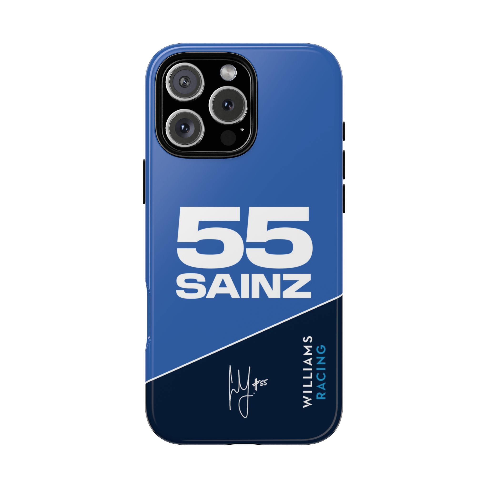 Carlos Sainz 55 Williams F1 Phone Case, Williams Racing, 2025 Formula One, Tough Phone Case, iPhone Case, Google Pixel Case, Samsung Case