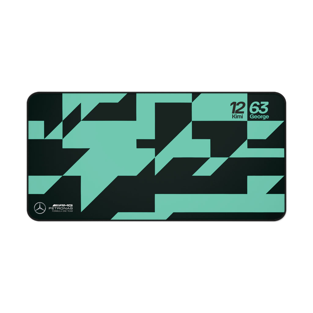 Mercedes AMG F1 Team Desk Mat, Mercedes Formula 1 Team, Kimi Antonelli 12, George Russell 63, Racing Gift, Gaming Mouse Pad, F1 Office Decor