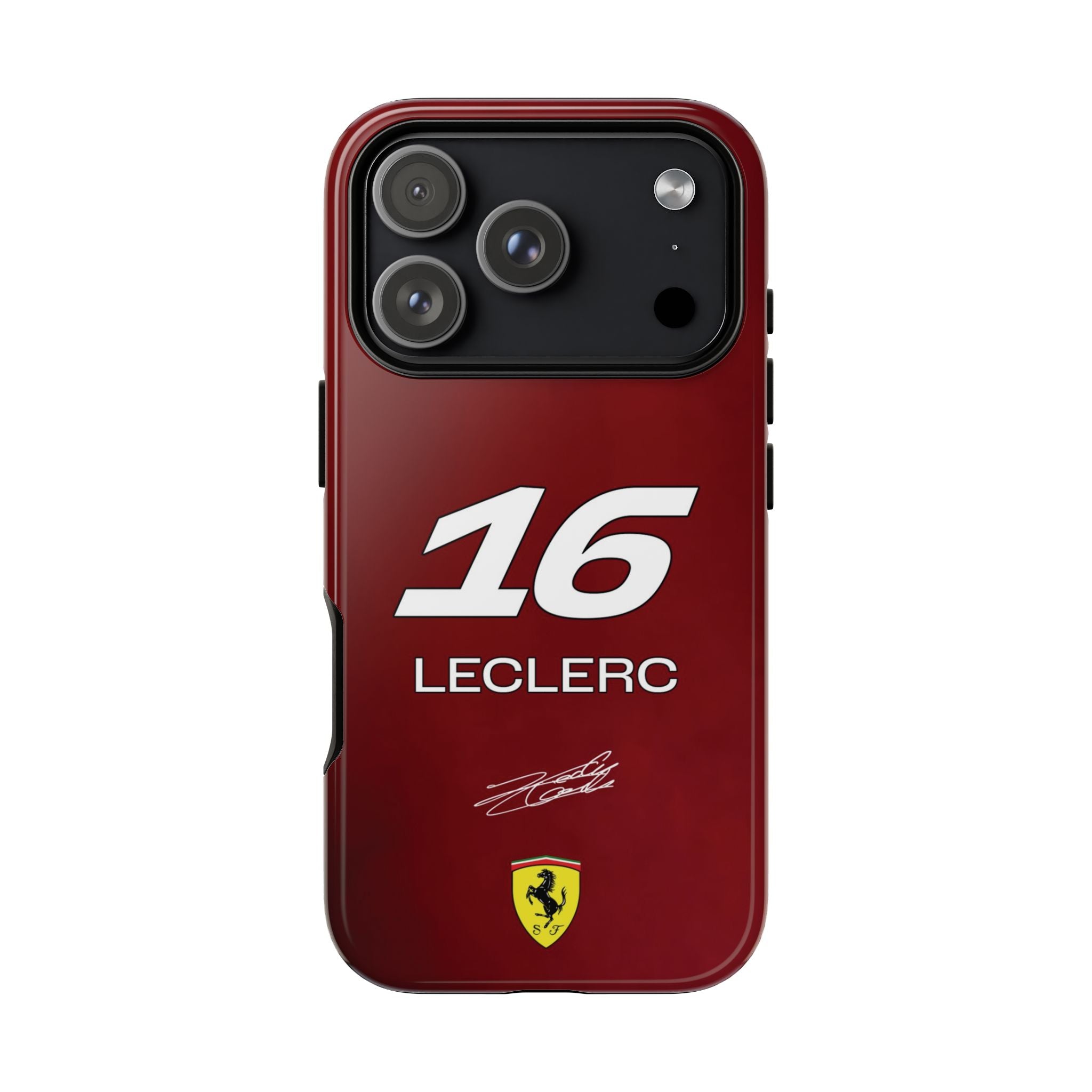 Charles Leclerc 16 Ferrari F1 Tough Phone Case, Scuderia Ferrari Formula 1 Team Phone Case, iPhone Case, Google Pixel Case, Samsung Case