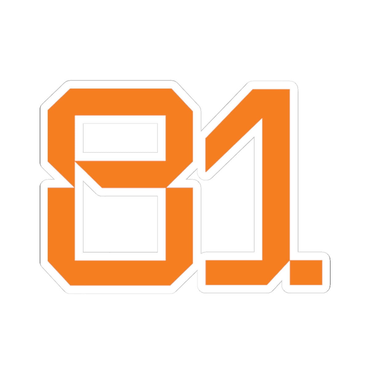 Oscar Piastri 81 Sticker, McLaren F1 Team Kiss Cut Sticker, OP81 Stickers, Formula 1, Laptop Decal, Sports Car Stickers,  Fan Gift Idea