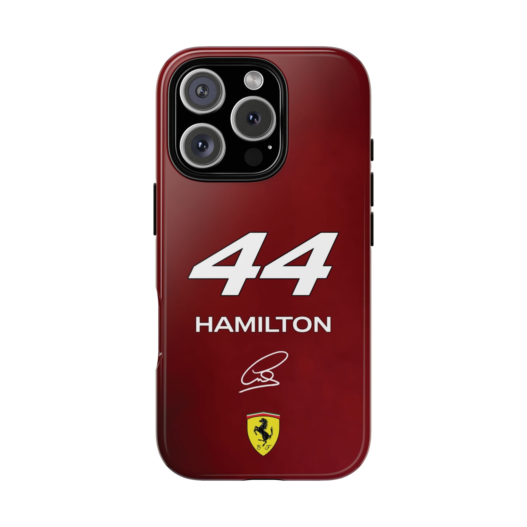 Lewis Hamilton 44 Ferrari F1 Tough Phone Case, Scuderia Ferrari Formula 1 Team Phone Case, iPhone Case, Google Pixel Case, Samsung Case
