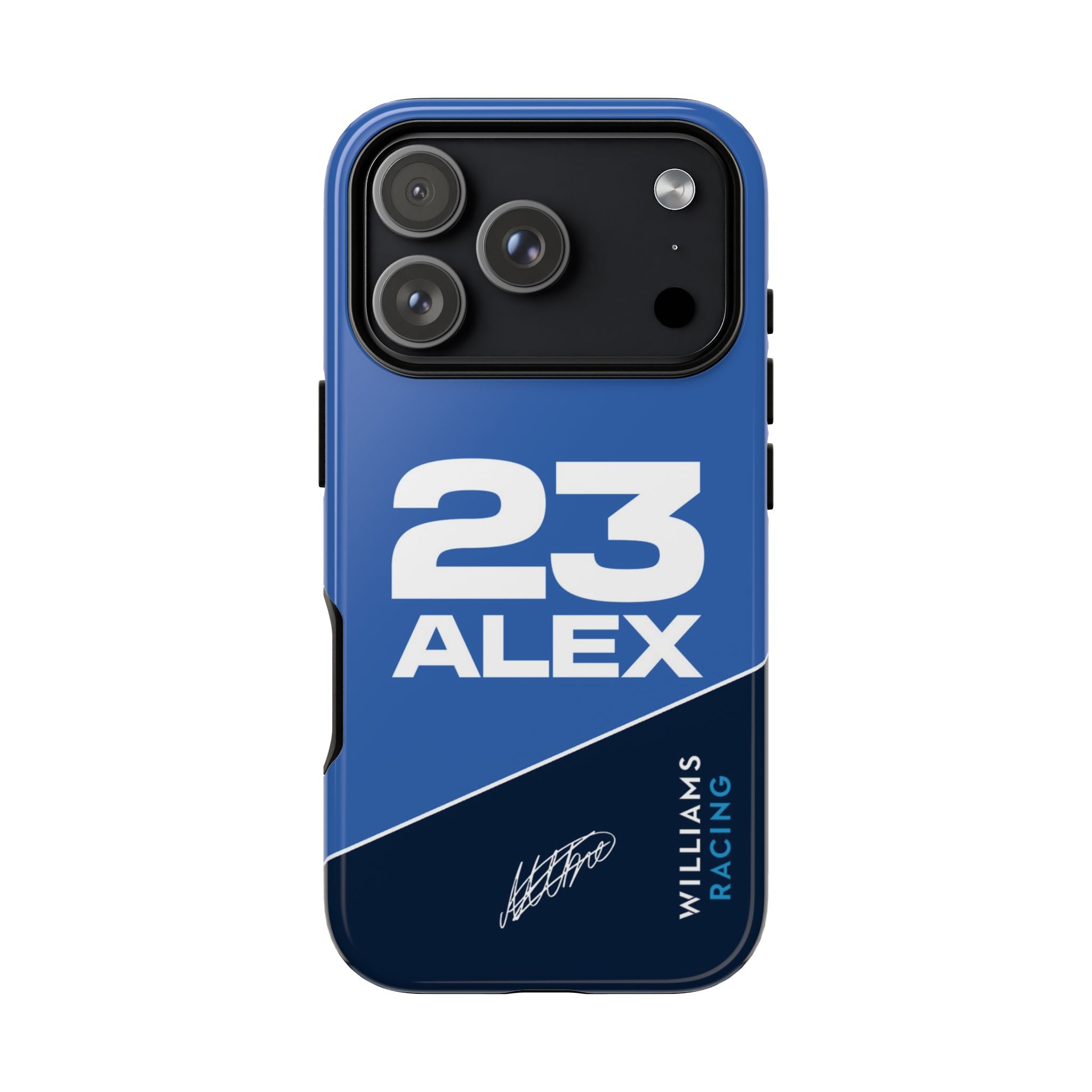 Alex Albon 23 Williams F1 Phone Case, Williams Racing, 2025 Formula One, Tough Phone Case, iPhone Case, Google Pixel Case, Samsung Case