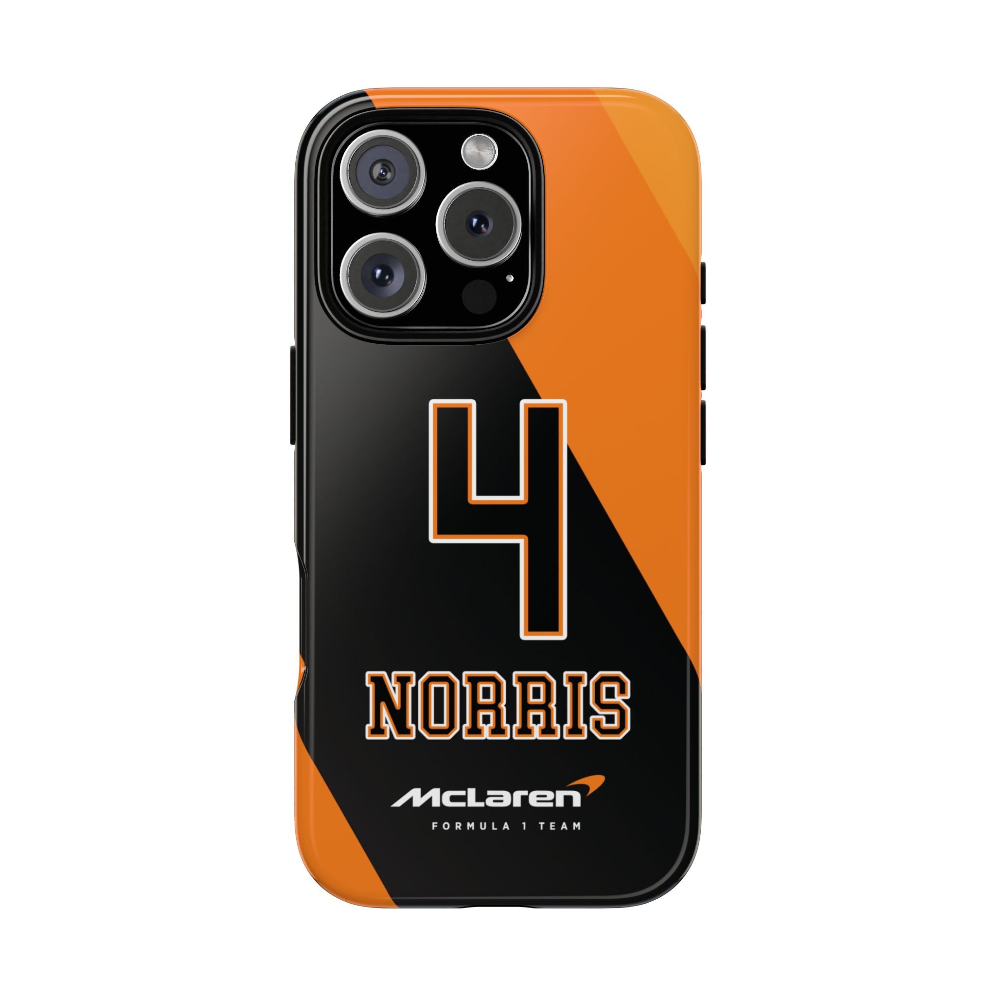 Lando Norris McLaren F1 4 Tough Phone Case, McLaren Formula 1 Team, 2025 McLaren Phone Case, iPhone Case, Google Pixel Case, Samsung Case