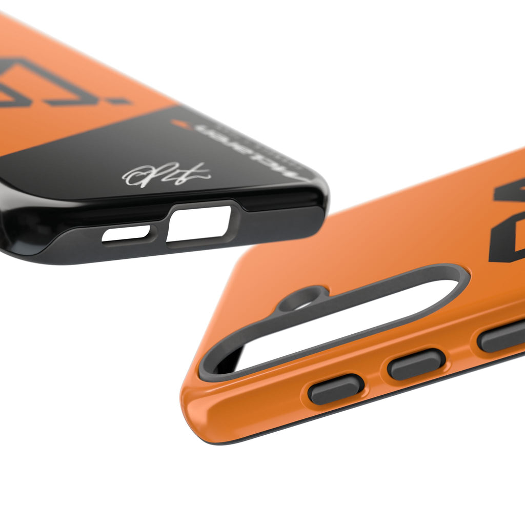 Oscar Piastri 81 McLaren F1 Tough Phone Case, McLaren Formula 1 Team, 2025 McLaren Phone Case, iPhone Case, Google Pixel Case, Samsung Case