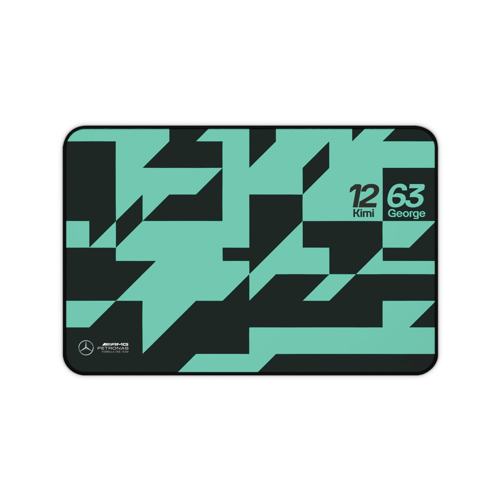 Mercedes AMG F1 Team Desk Mat, Mercedes Formula 1 Team, Kimi Antonelli 12, George Russell 63, Racing Gift, Gaming Mouse Pad, F1 Office Decor