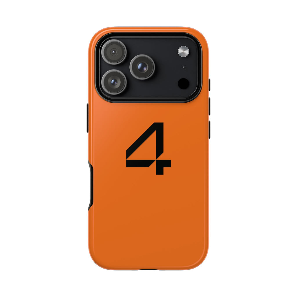 Lando Norris 4 F1 Tough Phone Case, LN4, McLaren Formula 1 Team, McLaren Phone Case, iPhone Case, Google Pixel Case, Samsung Case