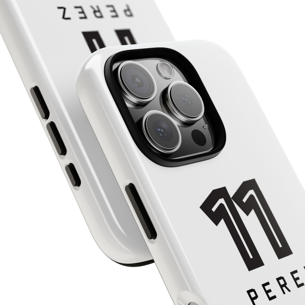 Sergio Perez 11 Cadillac F1 Team Phone Case, Checo Cadillac Formula 1 Team, Formula One Tough Phone Case, iPhone, Google Pixel, Samsung