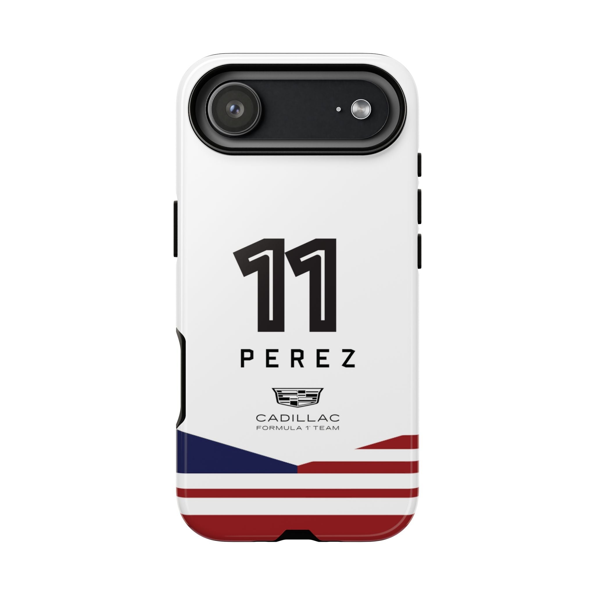 Sergio Perez 11 Cadillac F1 Team Phone Case, Checo Cadillac Formula 1 Team, Formula One Tough Phone Case, iPhone, Google Pixel, Samsung