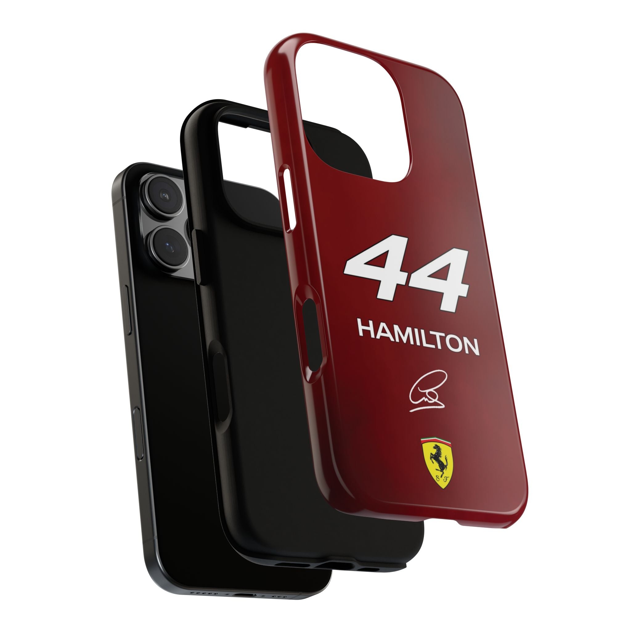 Lewis Hamilton 44 Ferrari F1 Tough Phone Case, Scuderia Ferrari Formula 1 Team Phone Case, iPhone Case, Google Pixel Case, Samsung Case