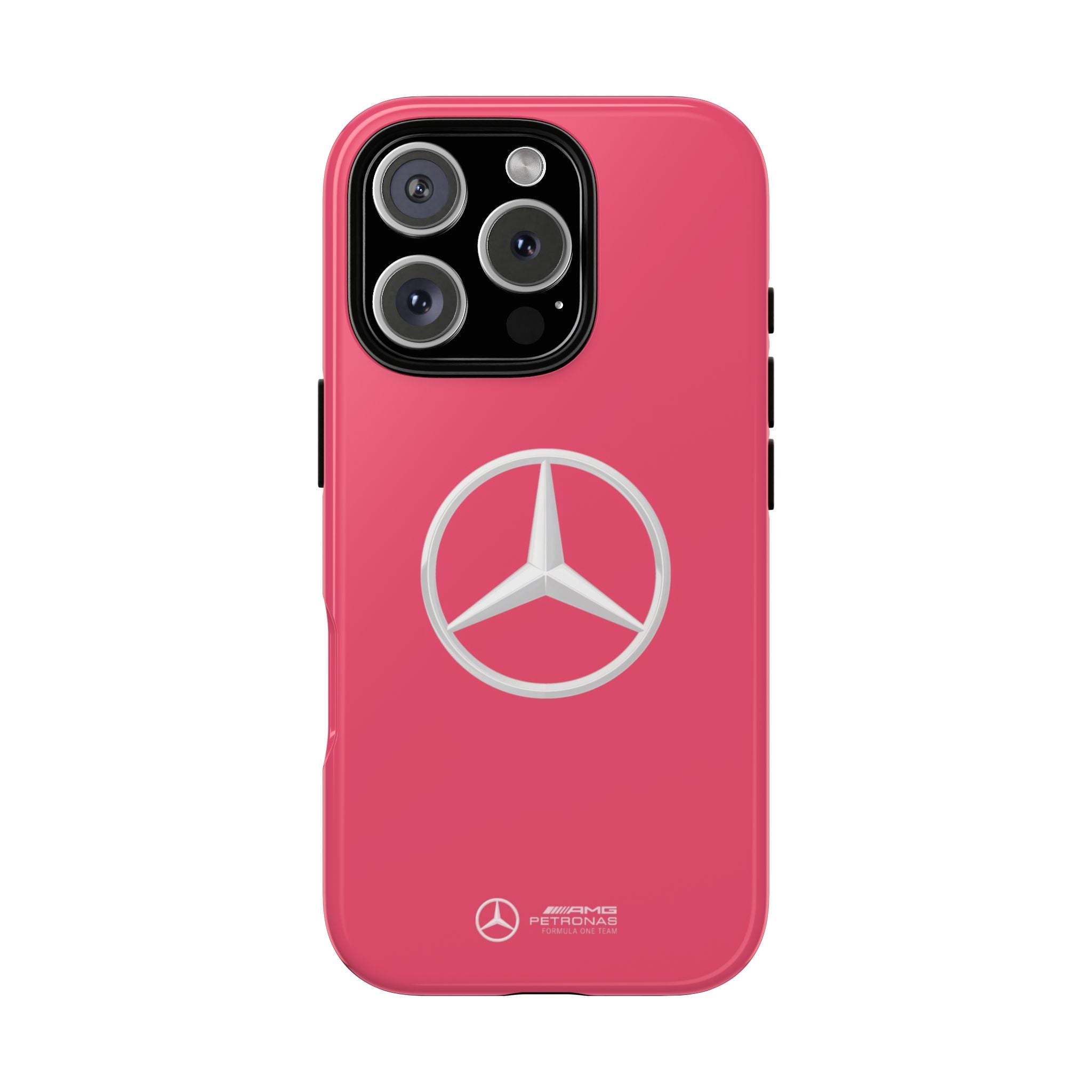 Mercedes F1 Team Pink Miami GP 2025 Edition Tough Phone Case, Mercedes AMG Case, Mercedes 2025 F1 Team, iPhone, Google Pixel, Samsung Case