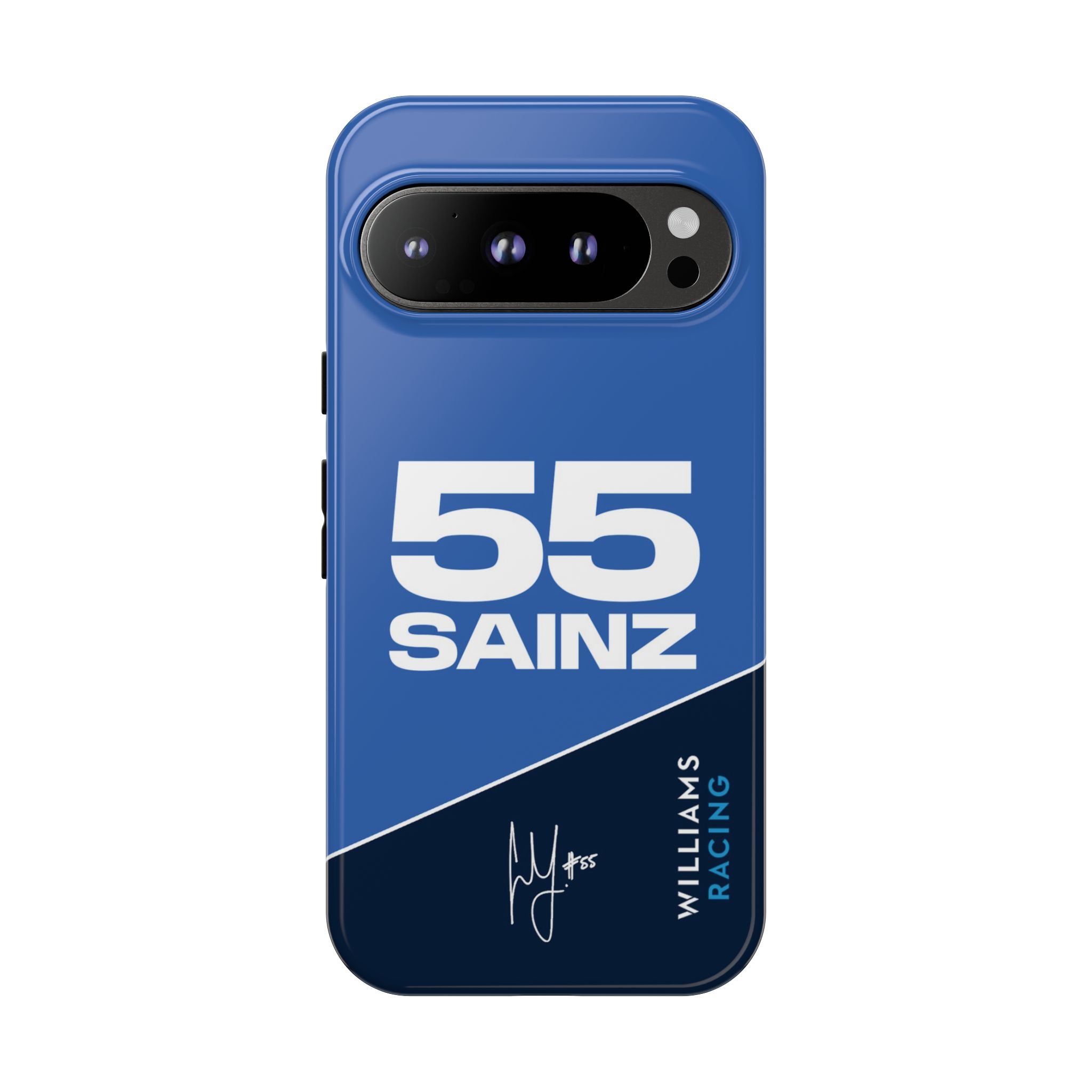 Carlos Sainz 55 Williams F1 Phone Case, Williams Racing, 2025 Formula One, Tough Phone Case, iPhone Case, Google Pixel Case, Samsung Case