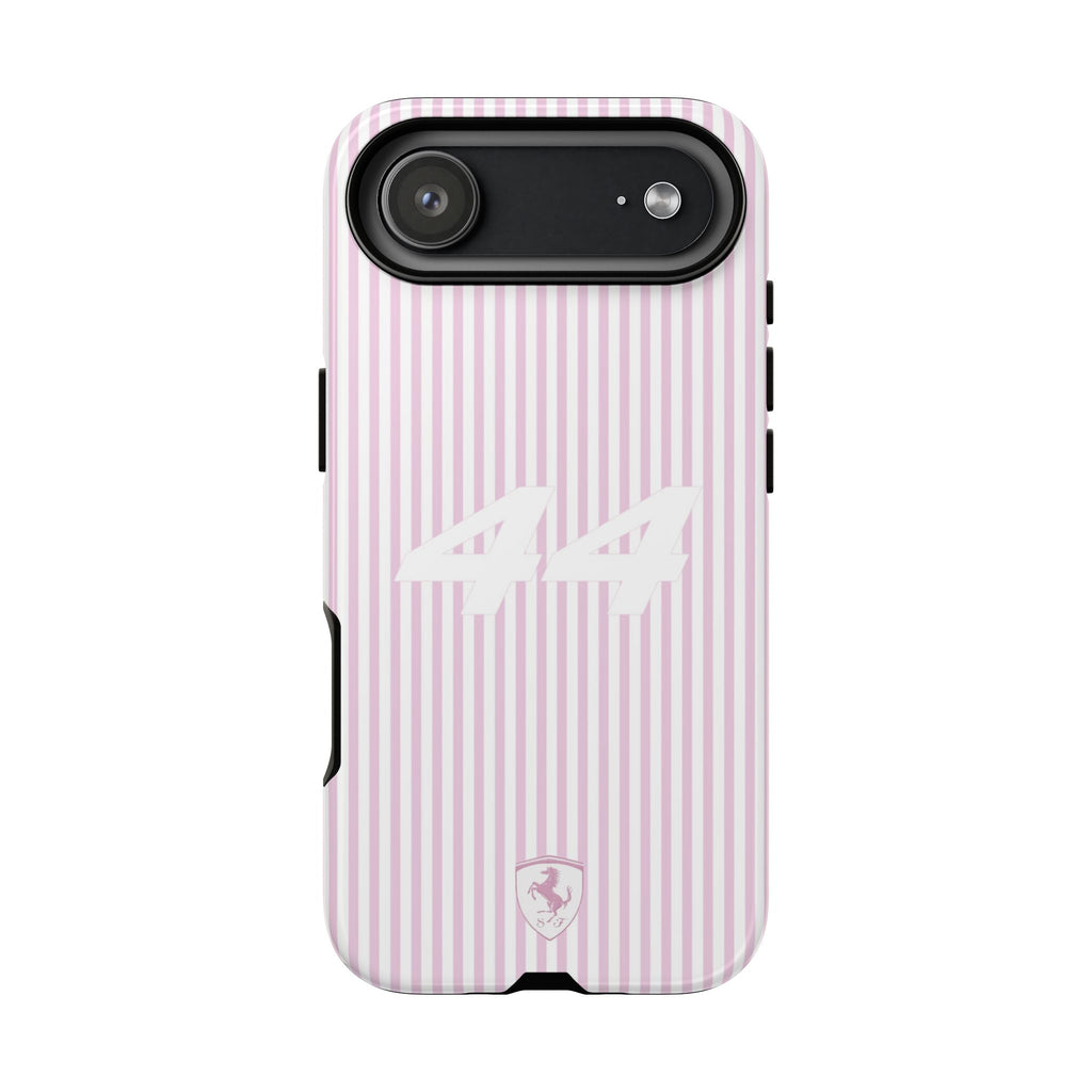 Lewis Hamilton 16 Monaco Special Pink 2025 Ferrari F1 Tough Phone Case, Scuderia Ferrari Formula 1 Team, iPhone, Google Pixel, Samsung