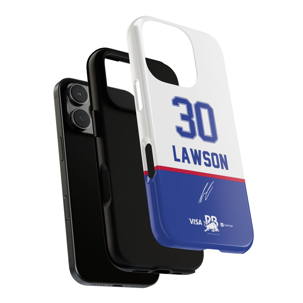 Liam Lawson 30 Visa Cash App RB F1 Phone Case, Racing Bulls 2025 Formula One, Tough Phone Case, iPhone Case, Google Pixel Case, Samsung Case